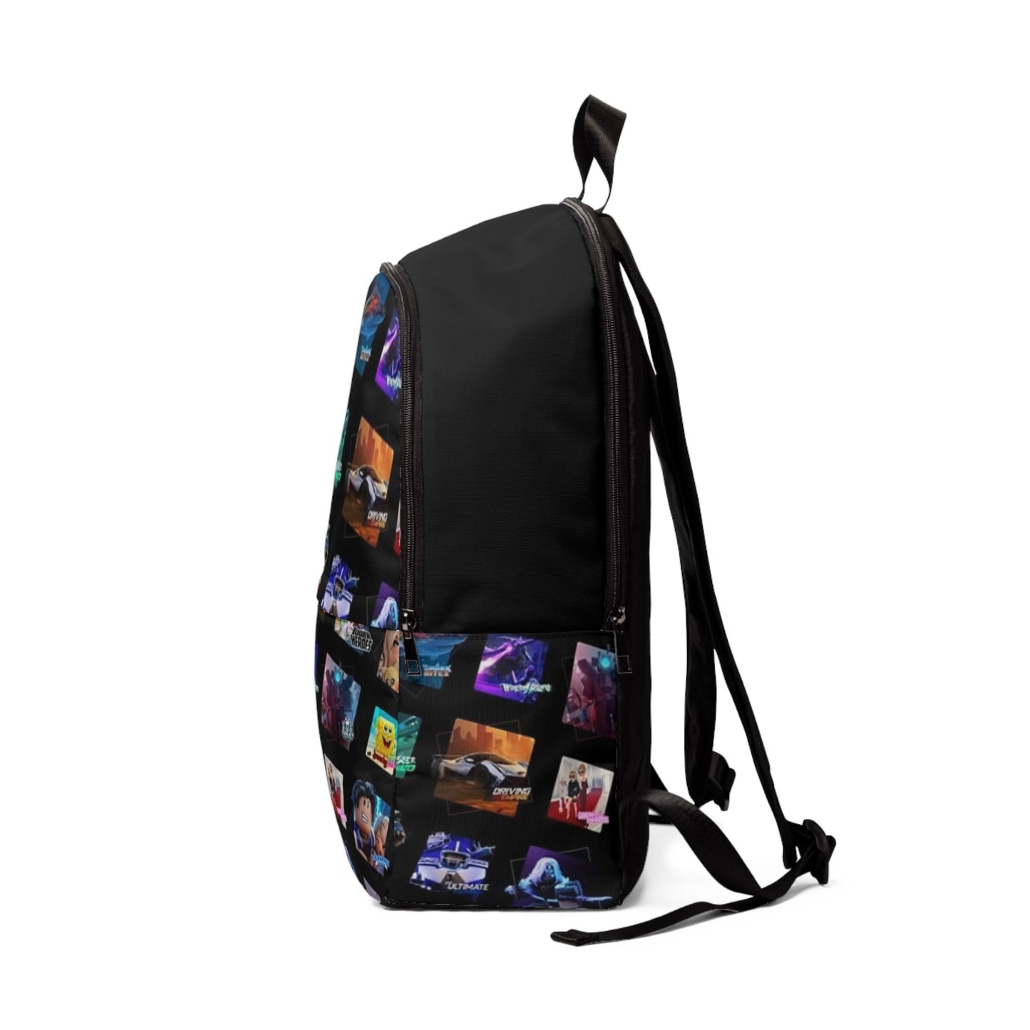 Roblox Collage Rucksack – Logo-Schulrucksack mit Spielcollage