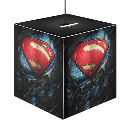 Superman Light Cube Lamp - Superhero Nightlight Decor