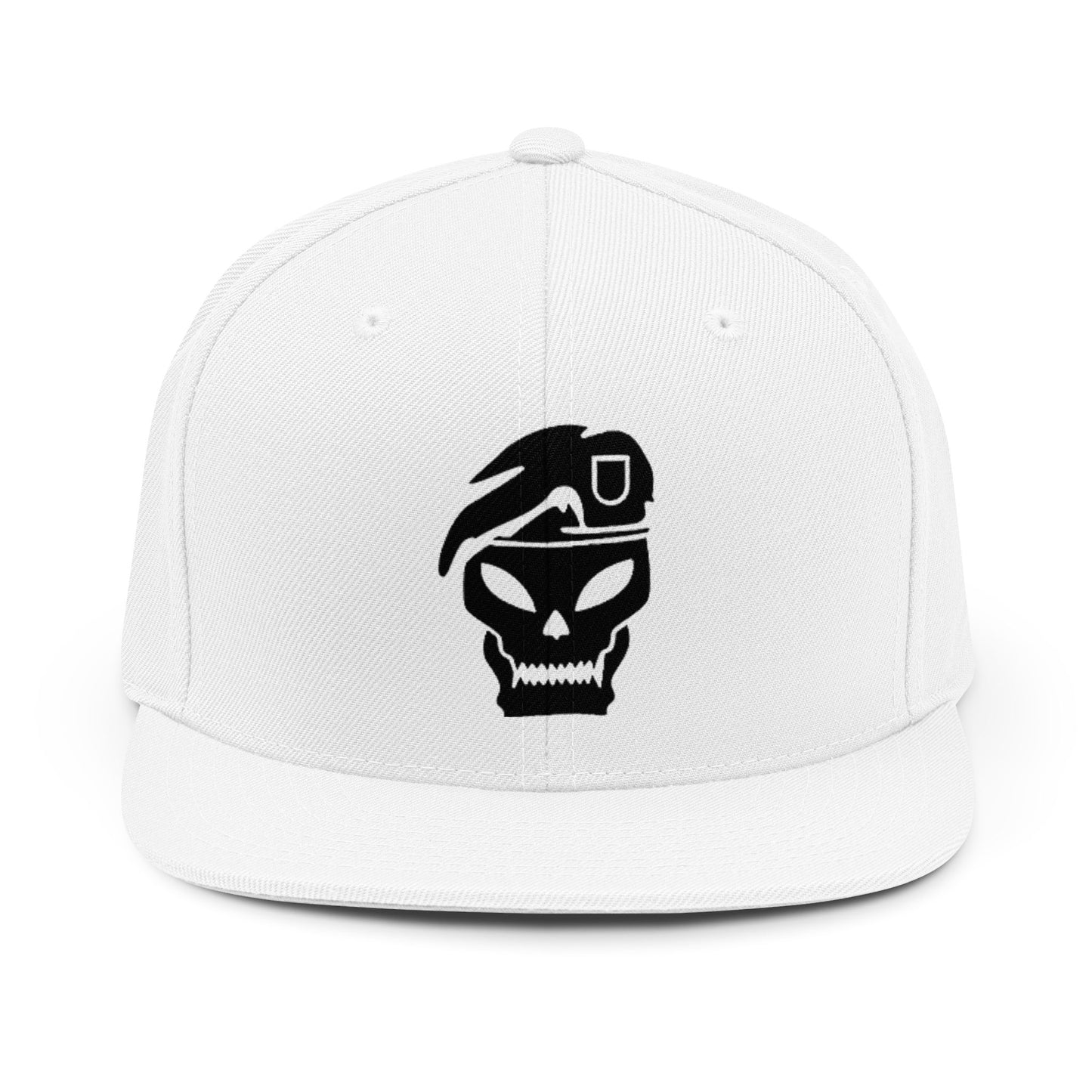 Schwarze-Ops-Western-Totenkopf-Emblem — Militär-Barett-Totenkopfmütze