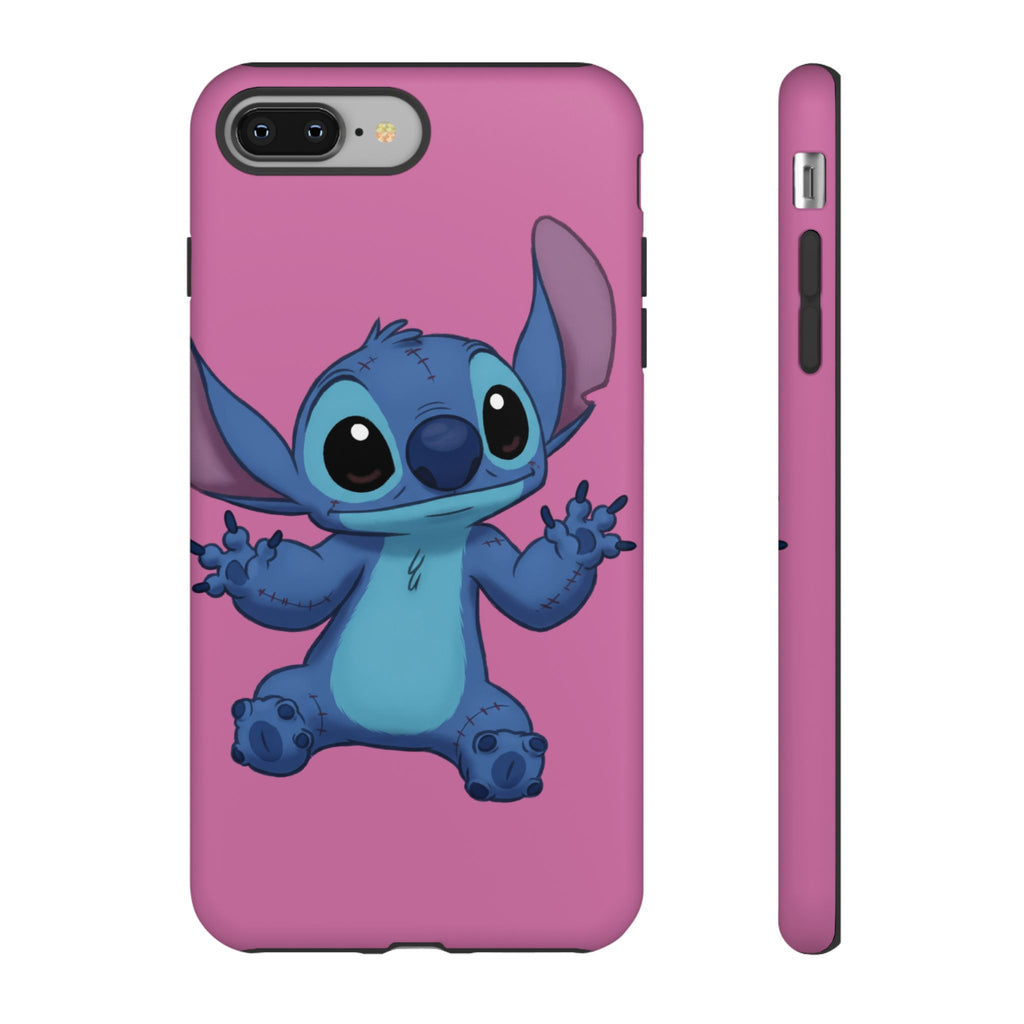 Cute Stitch Phone Case | Tough Cases for Disney Fans, Gift for Kids, Cartoon Lover, Pink Aesthetic, Durable & Stylish