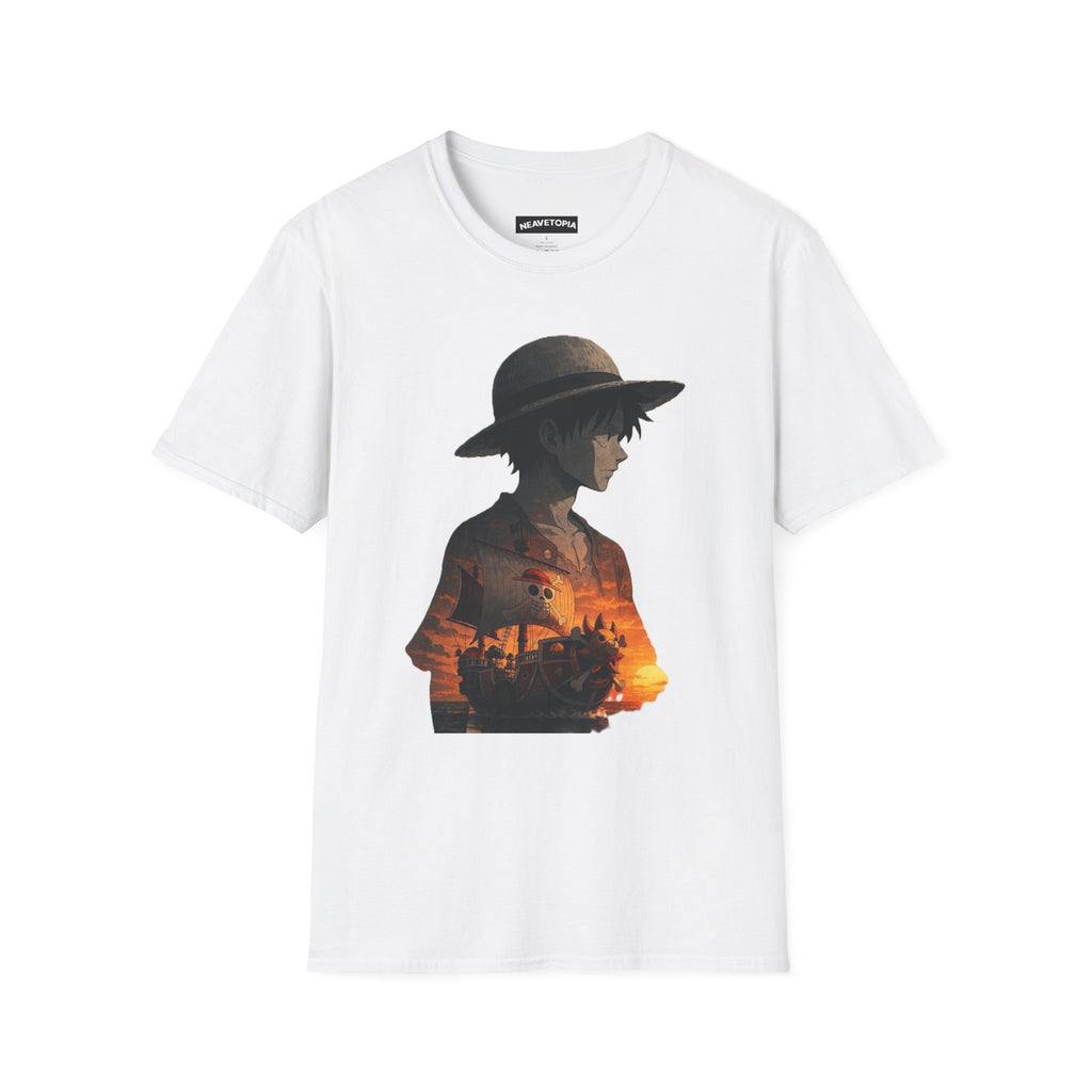 Monkey D. Luffy One Piece   Graffiti Portrait T-Shirt |  Street Art Style