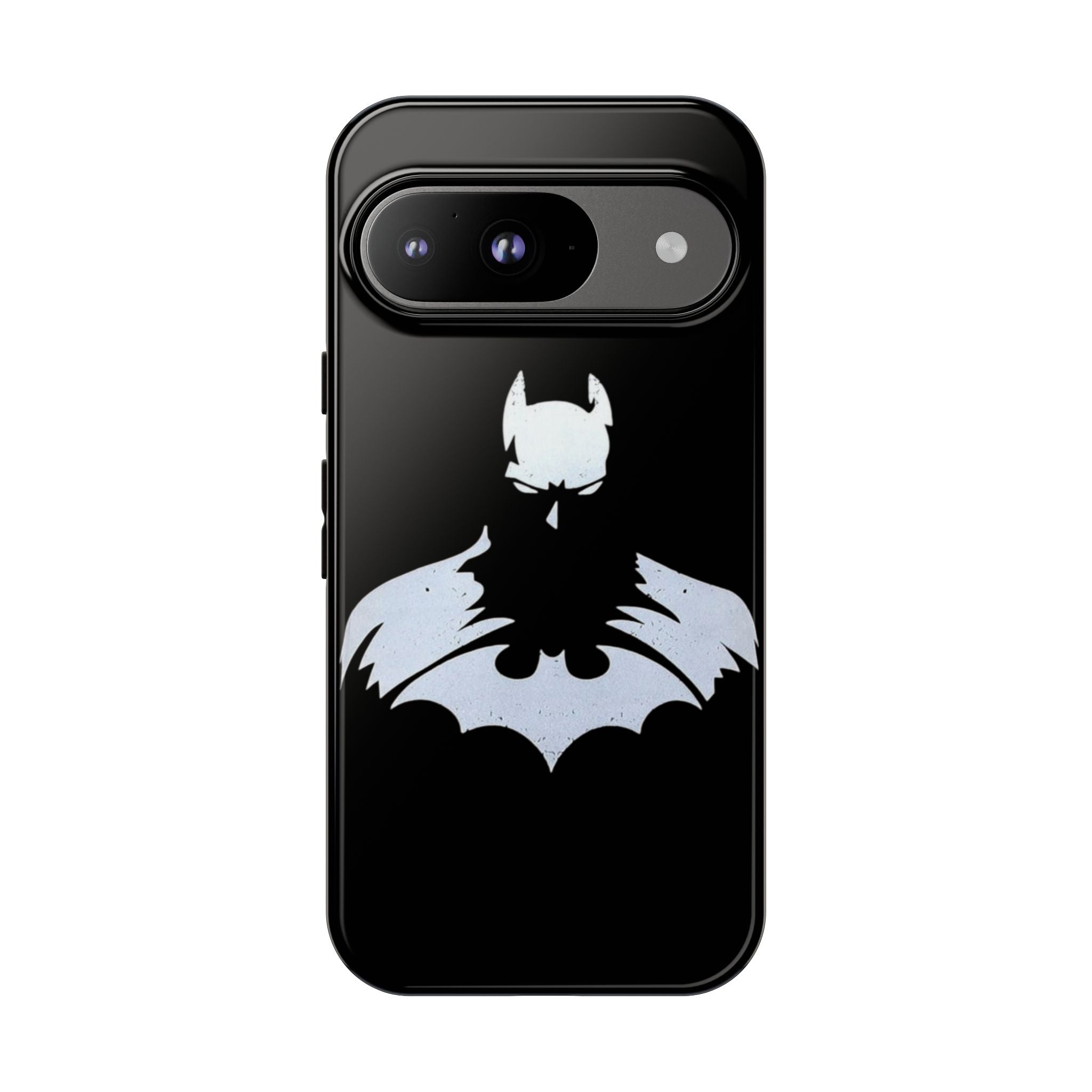 Batman Silhouette Tough Phone Case — Dark Knight Black Protective Cover