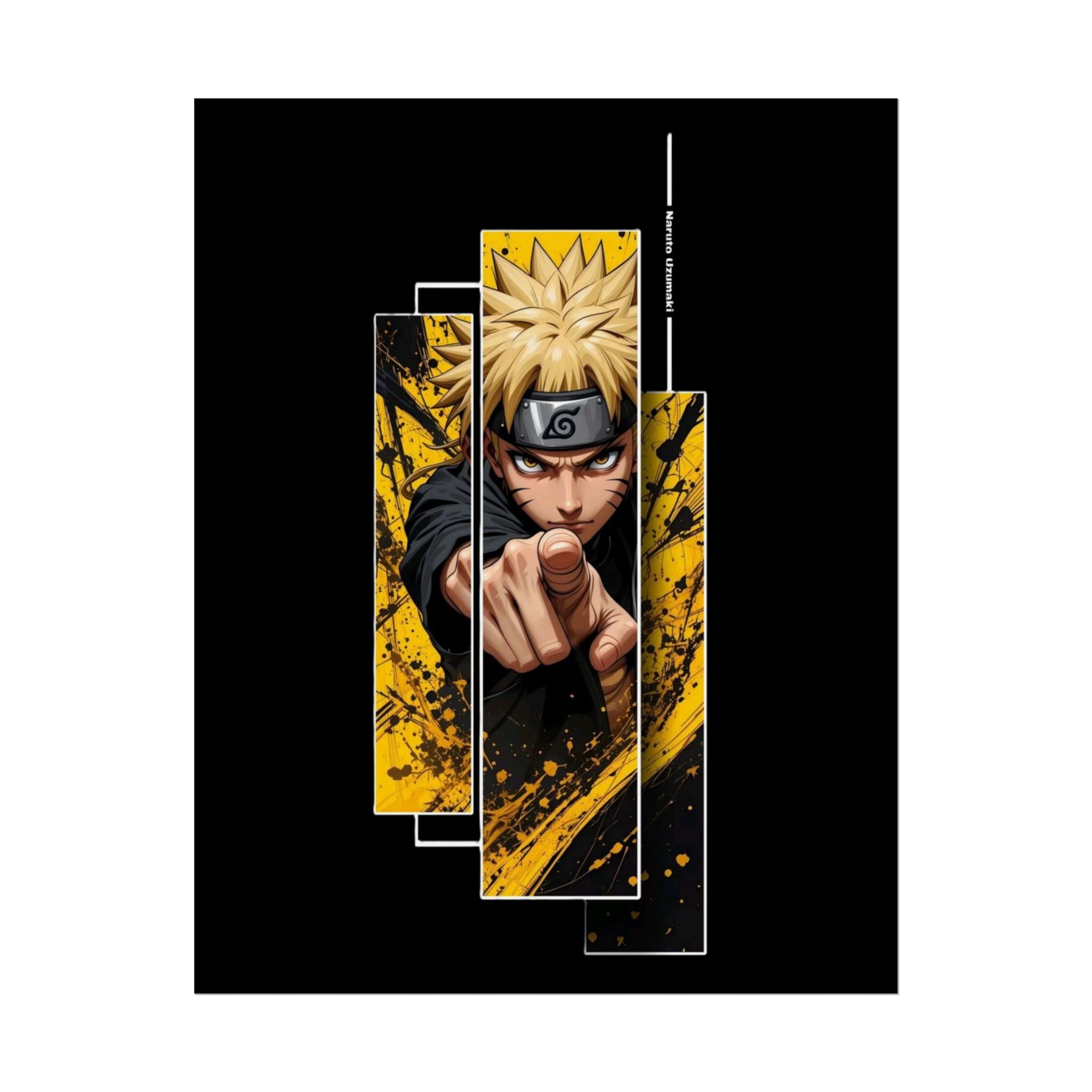 Naruto  Art Poster – Dynamic Anime Wall Print (Rolled Poster)