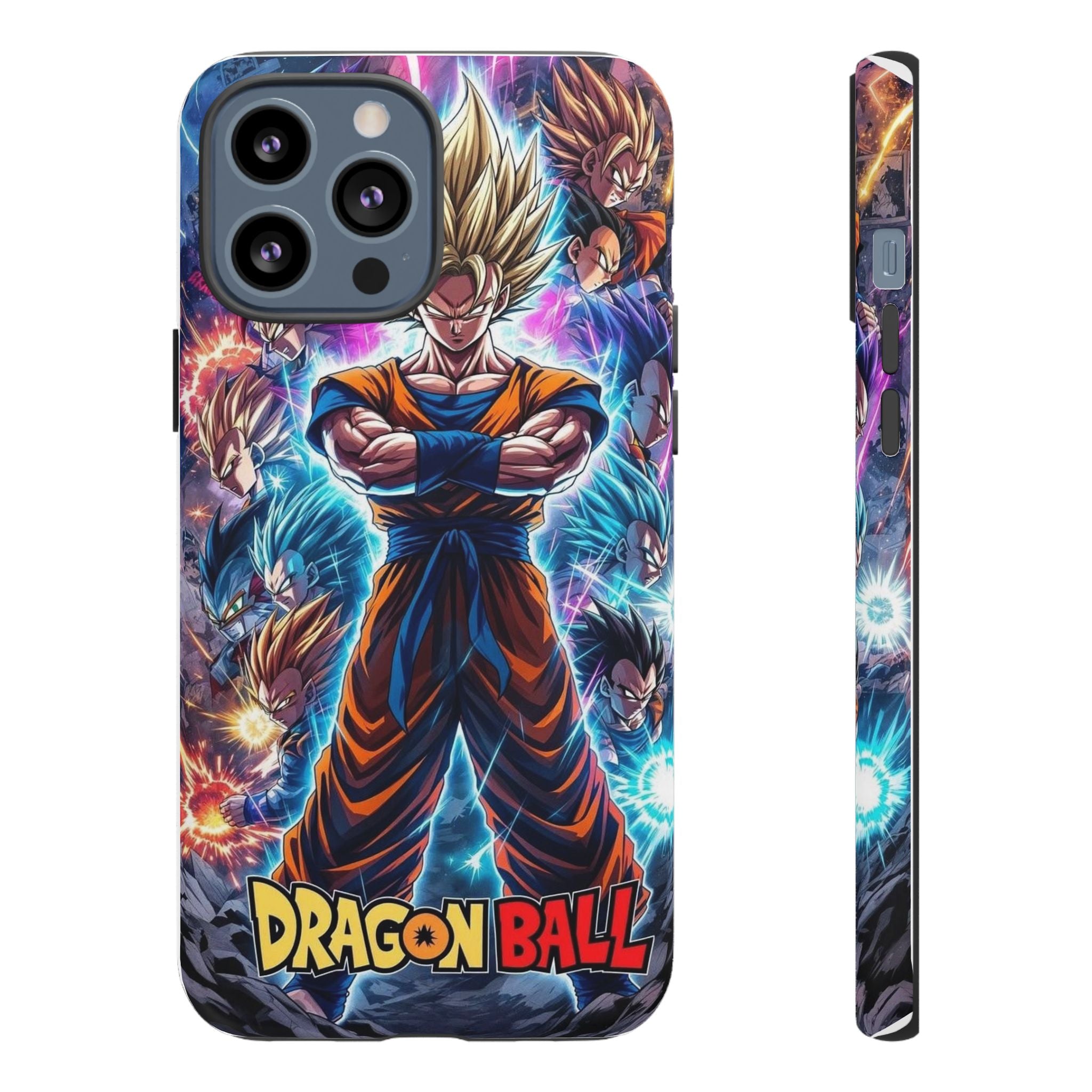 Dragon Ball Super Saiyan Phone Case — Goku Anime Tough Case
