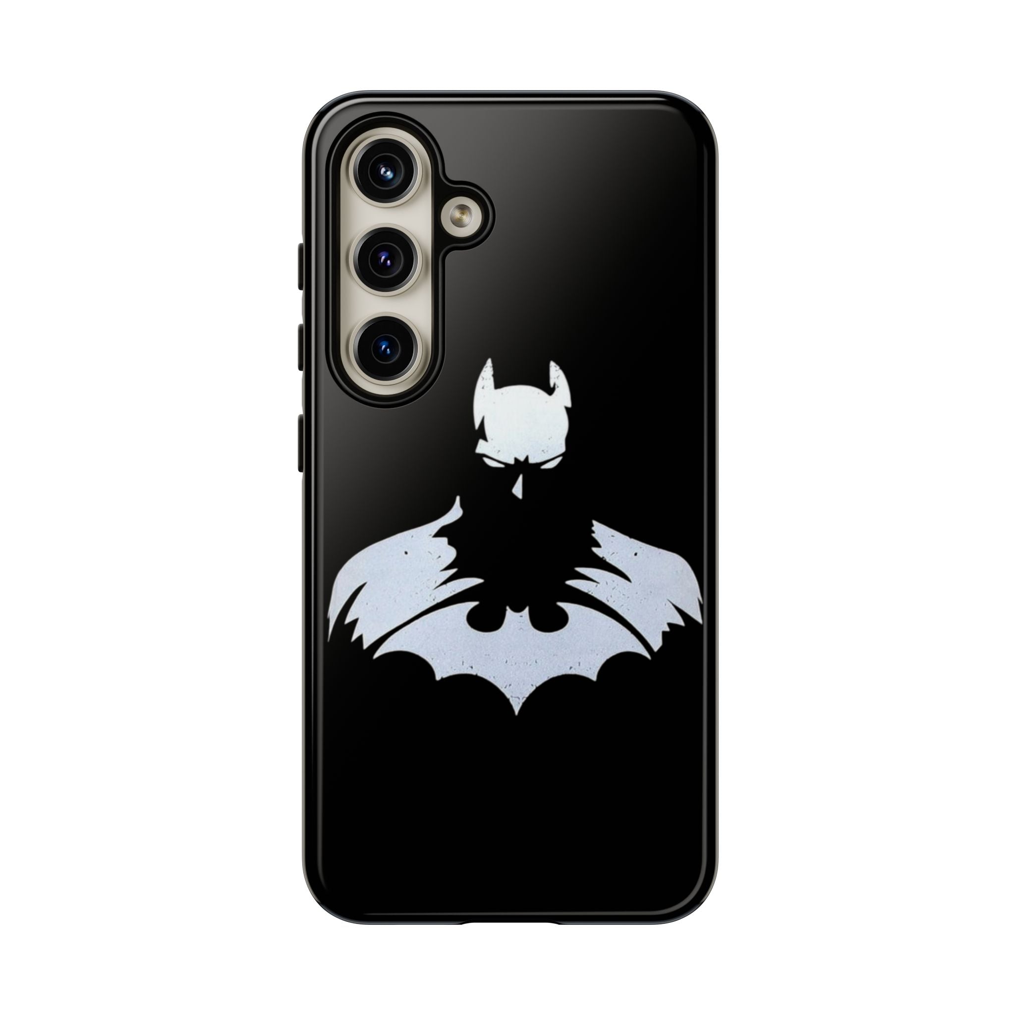 Batman Silhouette Tough Phone Case — Dark Knight Black Protective Cover
