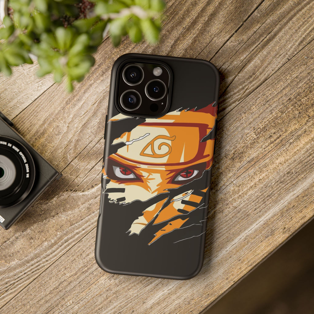 Anime Ninja Phone Case — Intense Shredded Mask Design (Tough Cases)