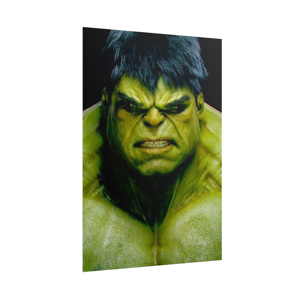 Hulk Lightning Poster — Marvel Vibrant Superhero Wall Art (Rolled Poster)