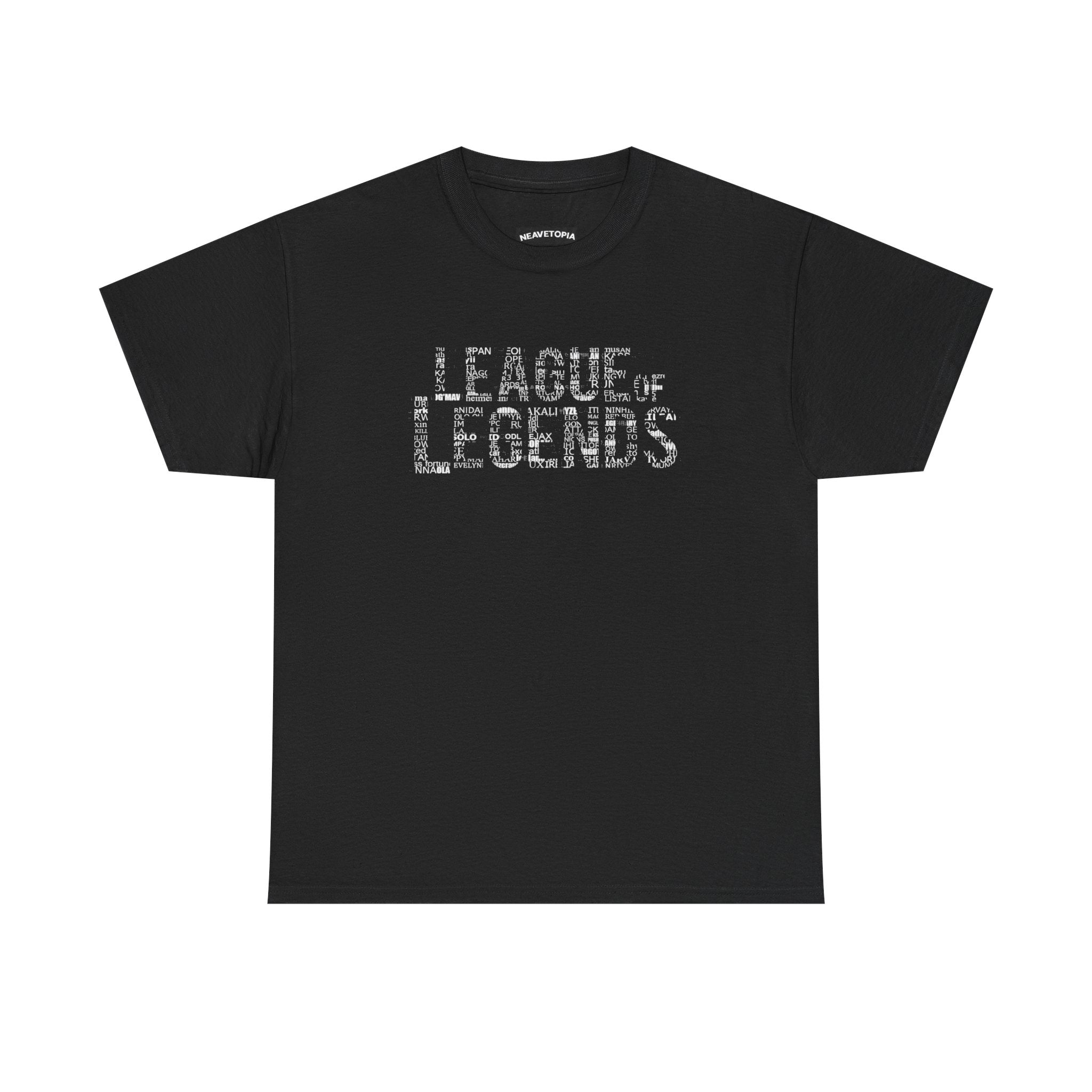 League of Legends Graphic Tee — Distressed Logo Gamer T-Shirt - ALL Champion's names