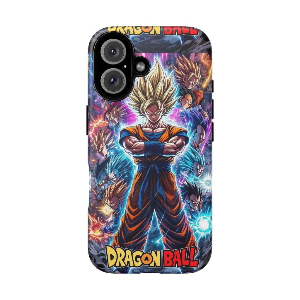 Dragon Ball Super Saiyan Phone Case — Goku Anime Tough Case