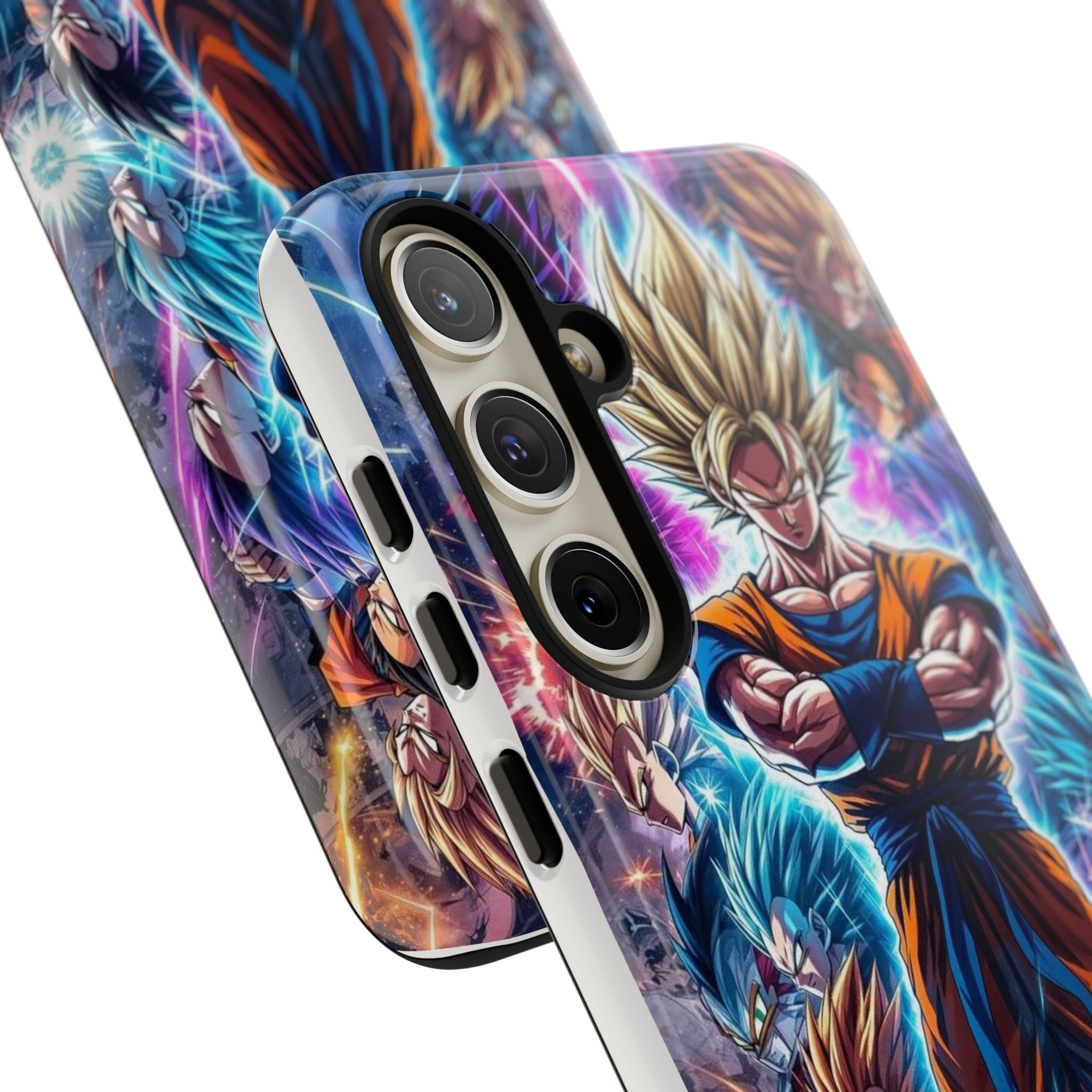 Dragon Ball Super Saiyan Phone Case — Goku Anime Tough Case
