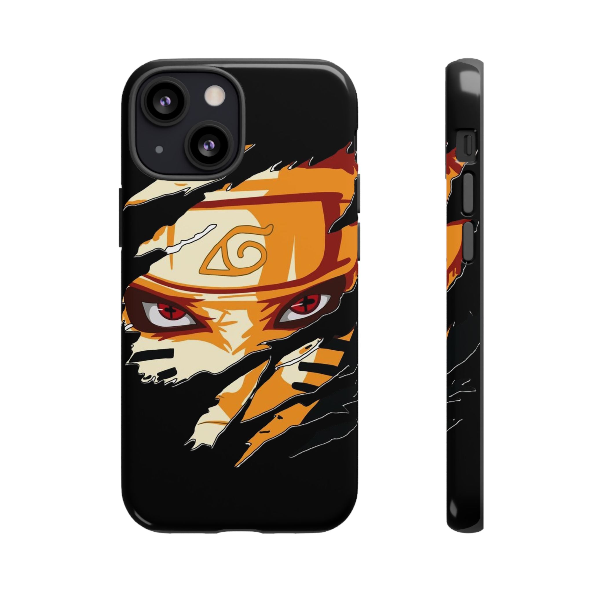 Anime Ninja Phone Case — Intense Shredded Mask Design (Tough Cases)