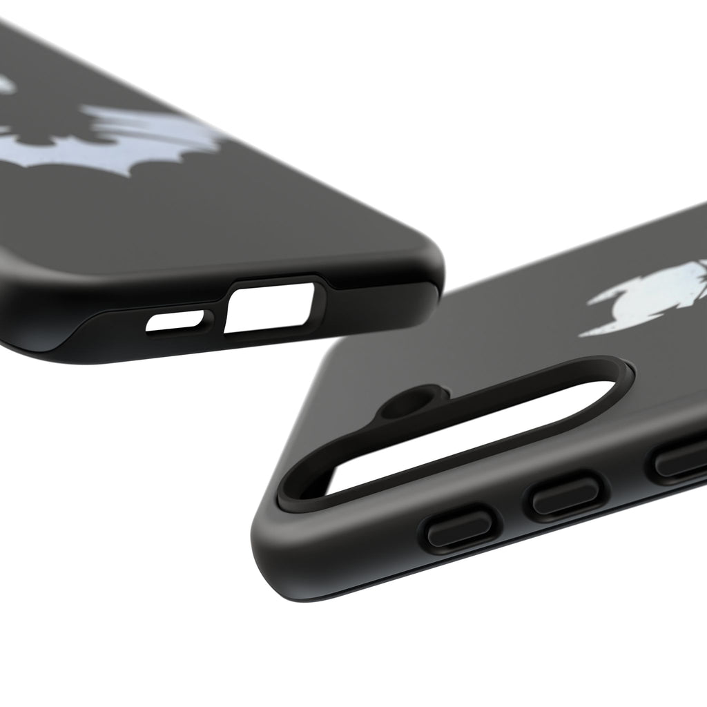 Batman Silhouette Tough Phone Case — Dark Knight Black Protective Cover