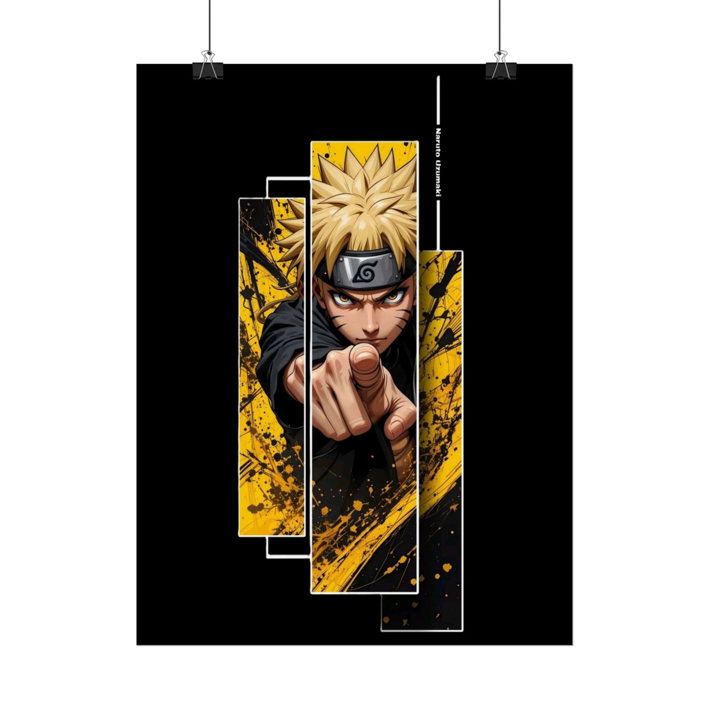 Naruto Art-Poster – Dynamischer Anime-Wanddruck (Gerollter Poster)