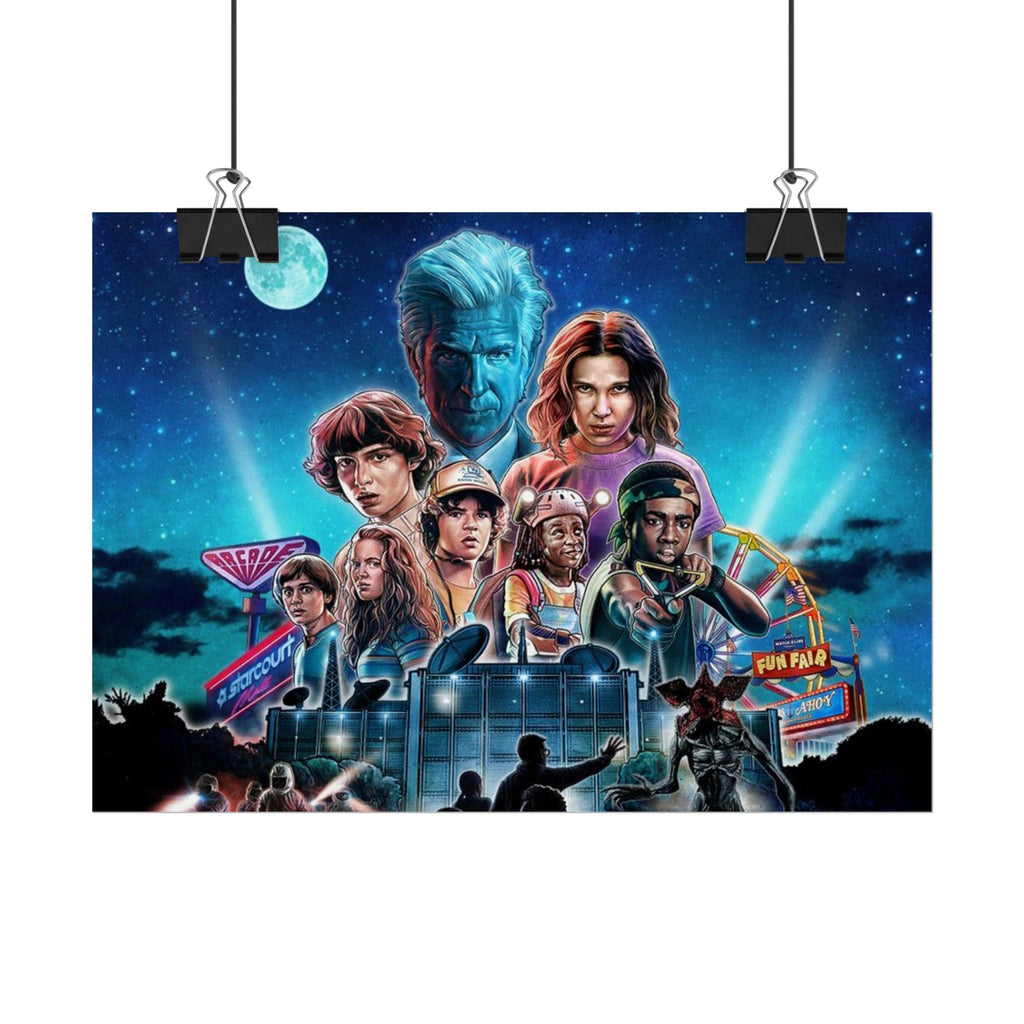 Stranger Things Cast Poster - Stranger Kids