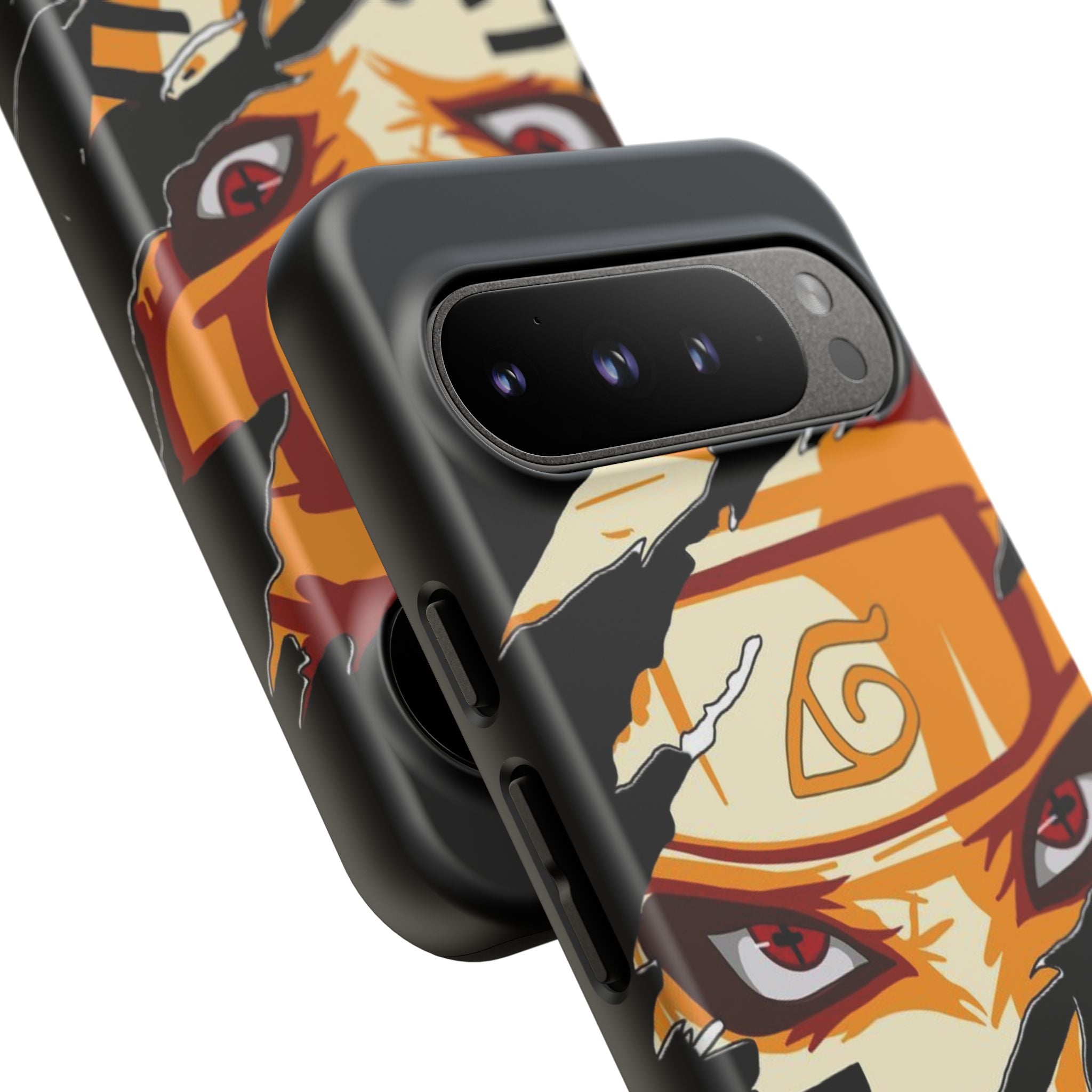 Anime Ninja Phone Case — Intense Shredded Mask Design (Tough Cases)