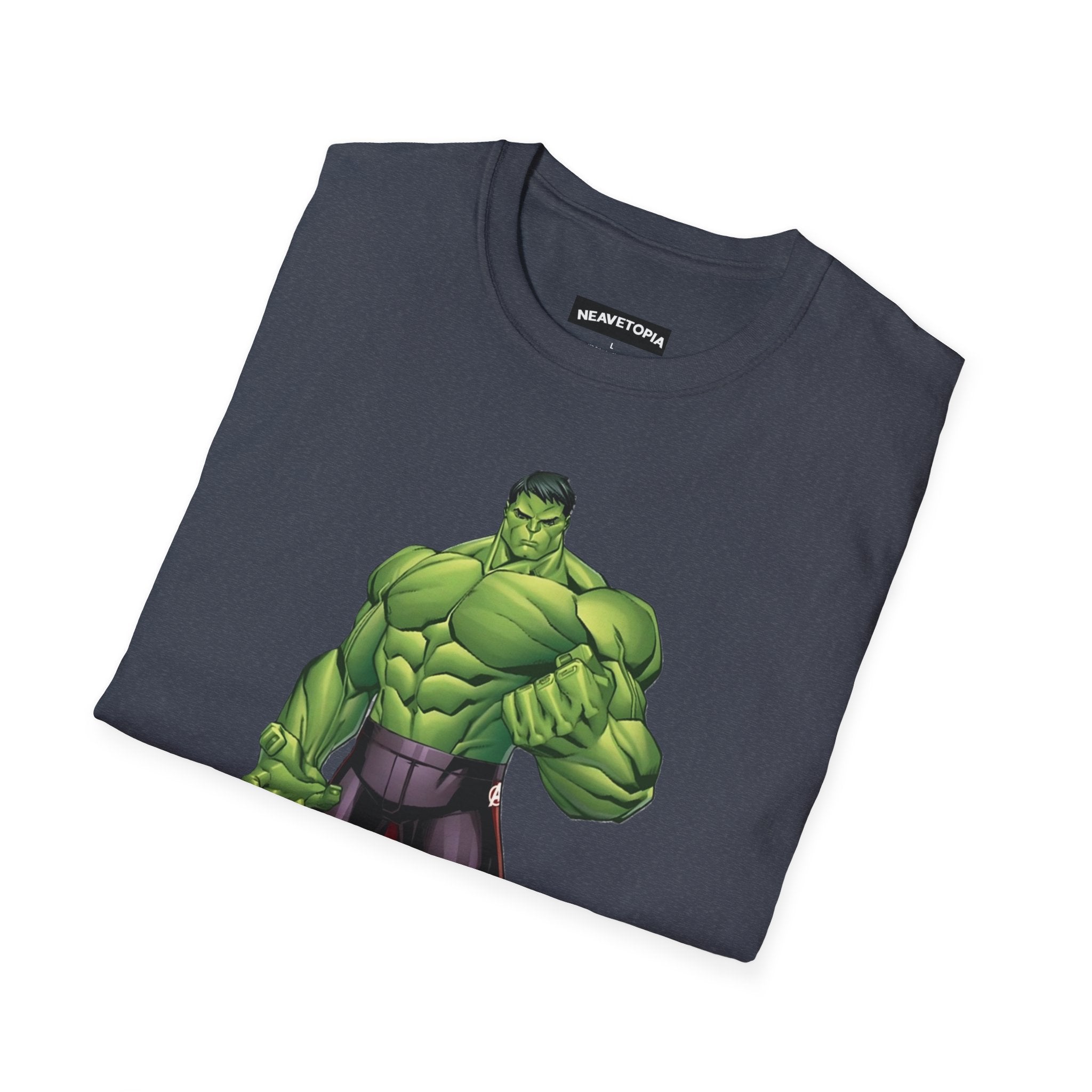 Hulk Avengers Logo T-Shirt — Marvel Hero Collage Graphic Tee