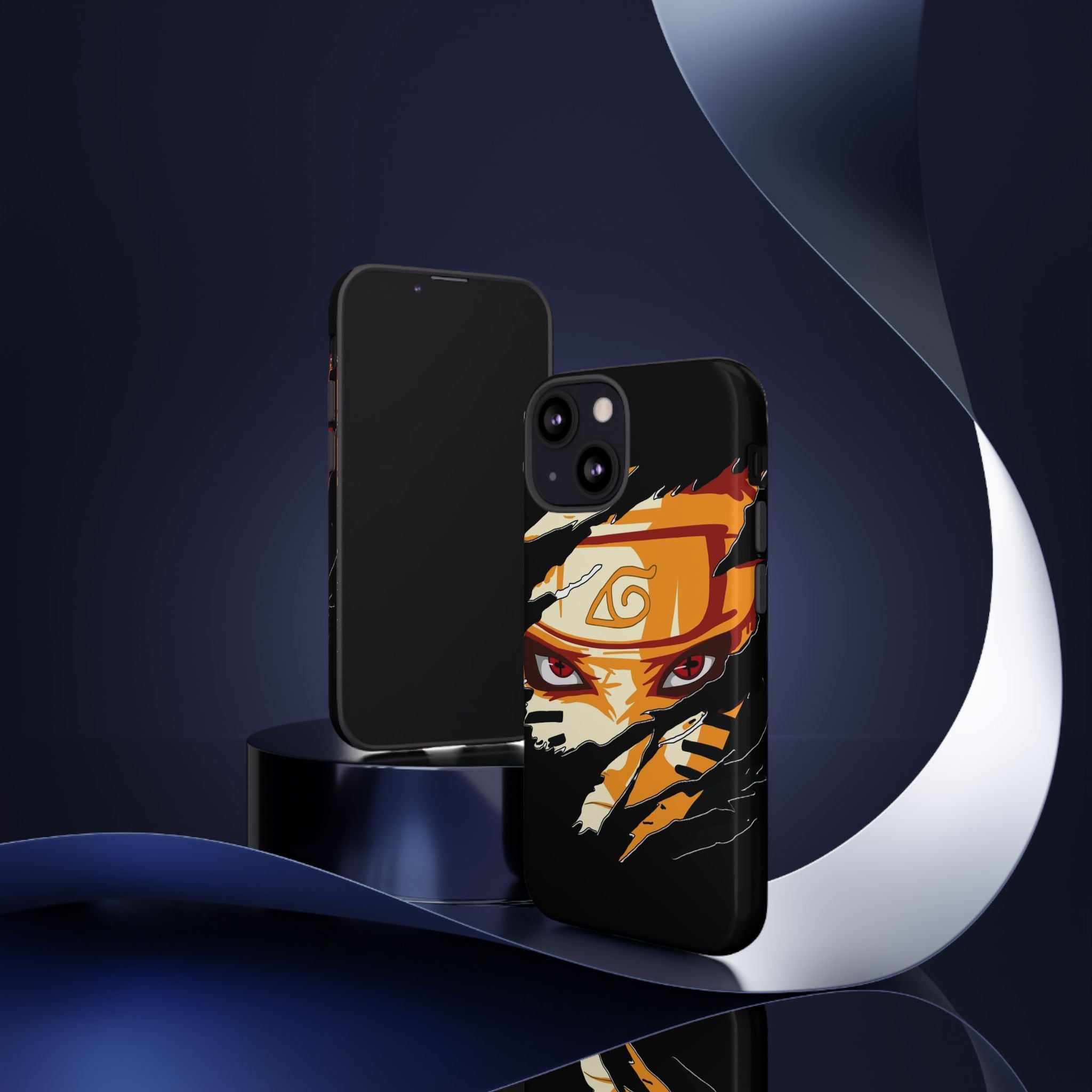 Anime Ninja Phone Case — Intense Shredded Mask Design (Tough Cases)
