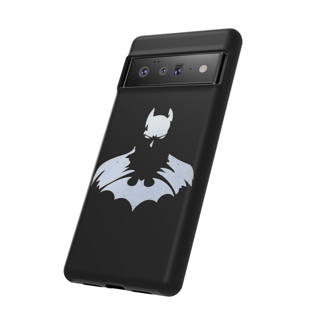 Batman Silhouette Tough Phone Case — Dark Knight Black Protective Cover