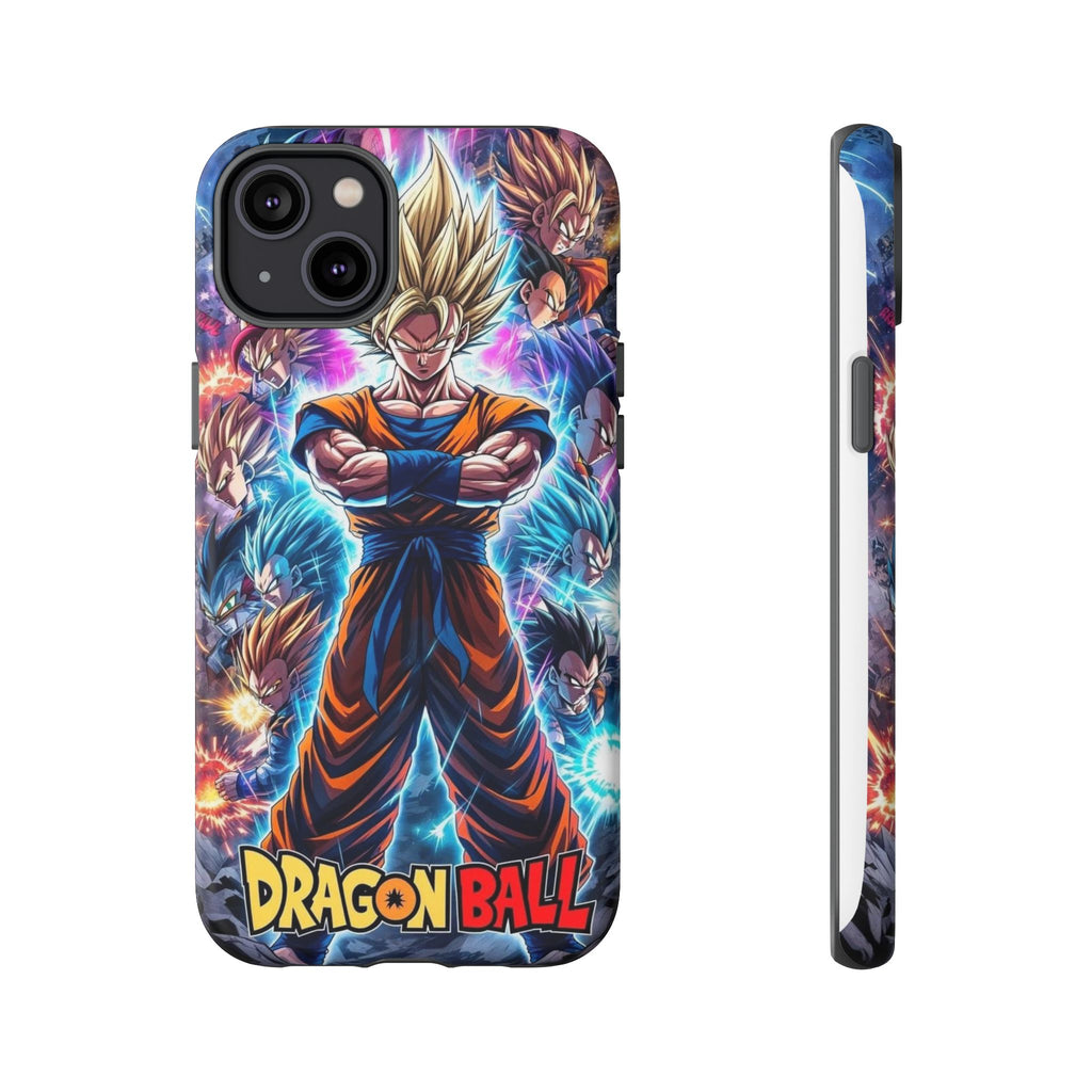Dragon Ball Super Saiyan Phone Case — Goku Anime Tough Case