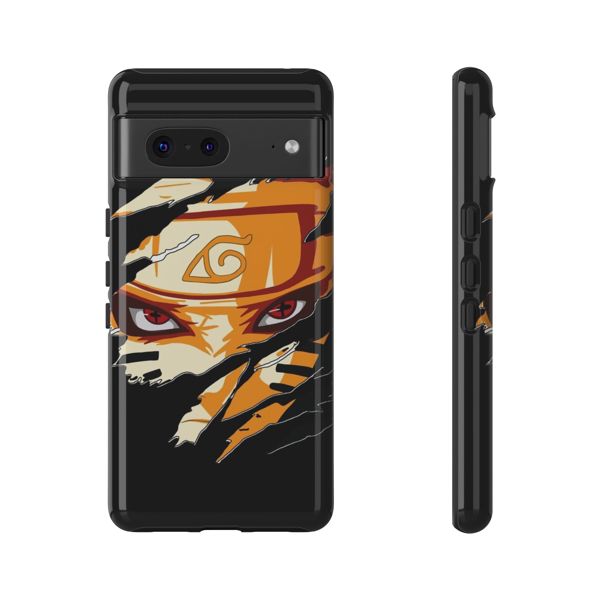 Anime Ninja Phone Case — Intense Shredded Mask Design (Tough Cases)
