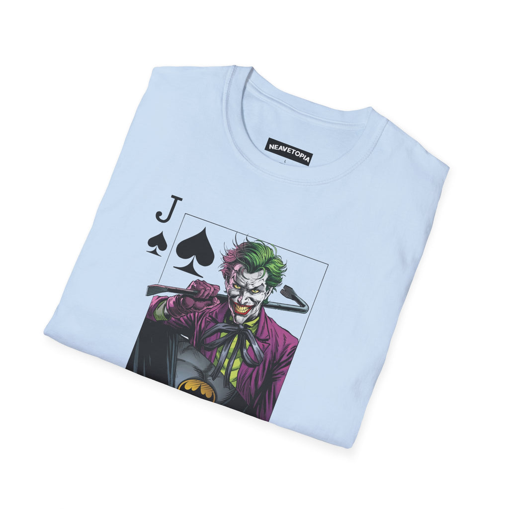 Joker Playing Card T-Shirt — Batman Villain Deck Graphic Tee