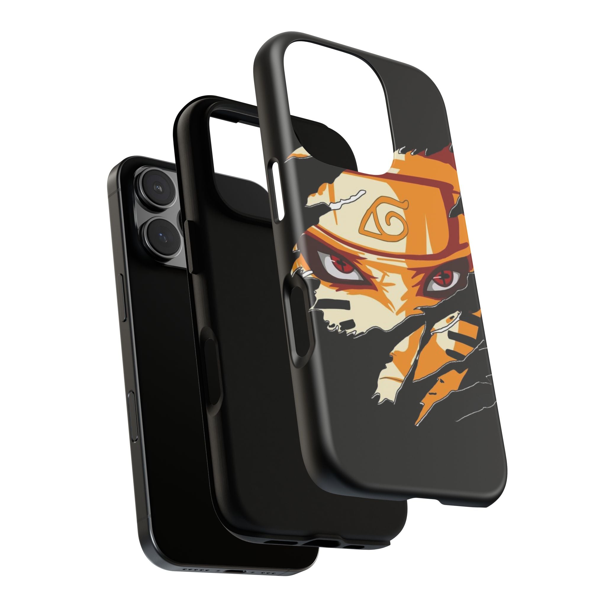 Anime Ninja Phone Case — Intense Shredded Mask Design (Tough Cases)