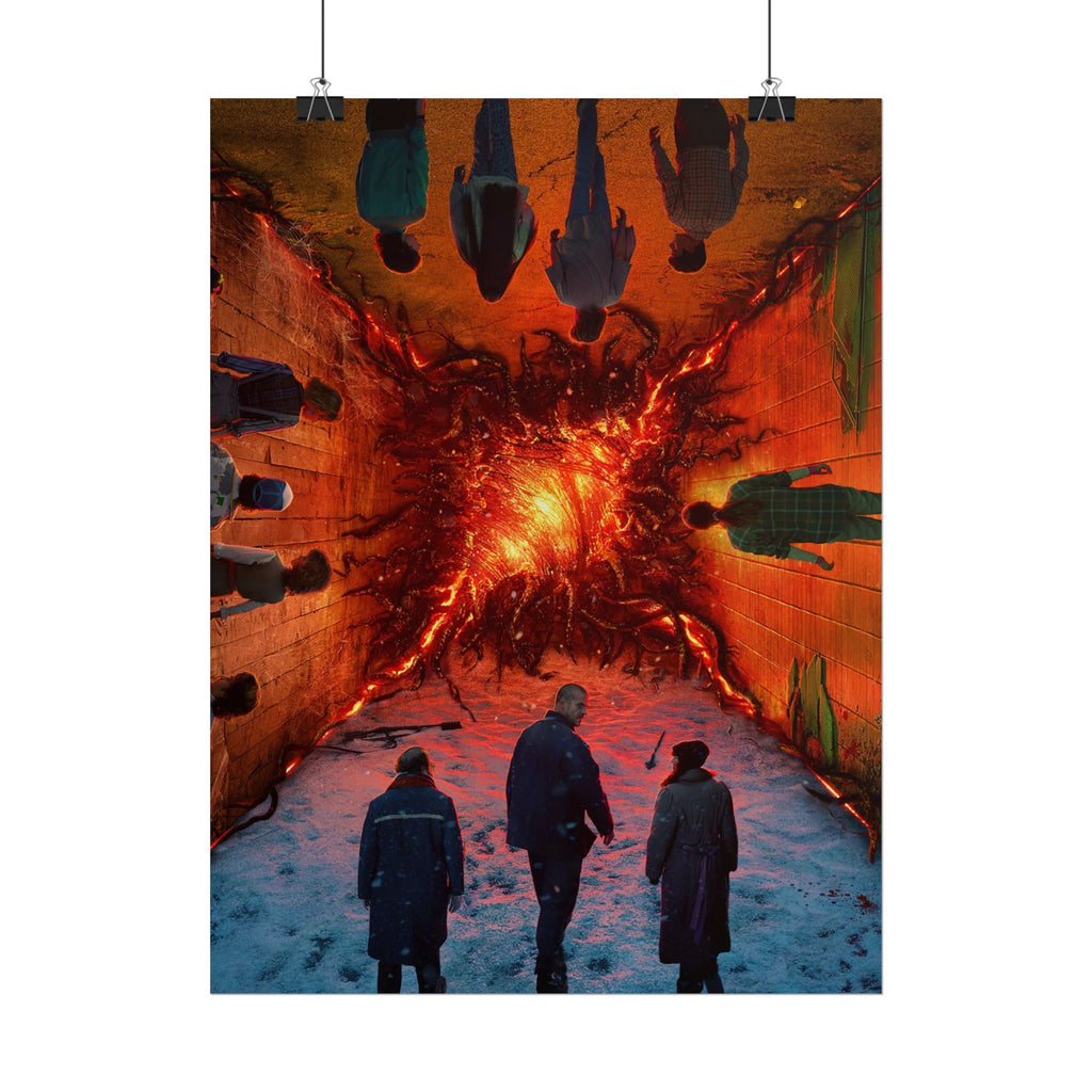 Stranger Things Upside-Down Portal Art Print