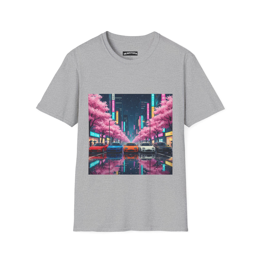 Anime Style Retro Dreamy JDM cars Street Unisex Softstyle T-Shirt