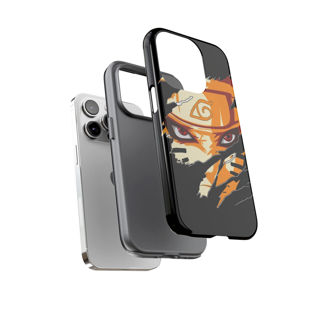 Anime Ninja Phone Case — Intense Shredded Mask Design (Tough Cases)