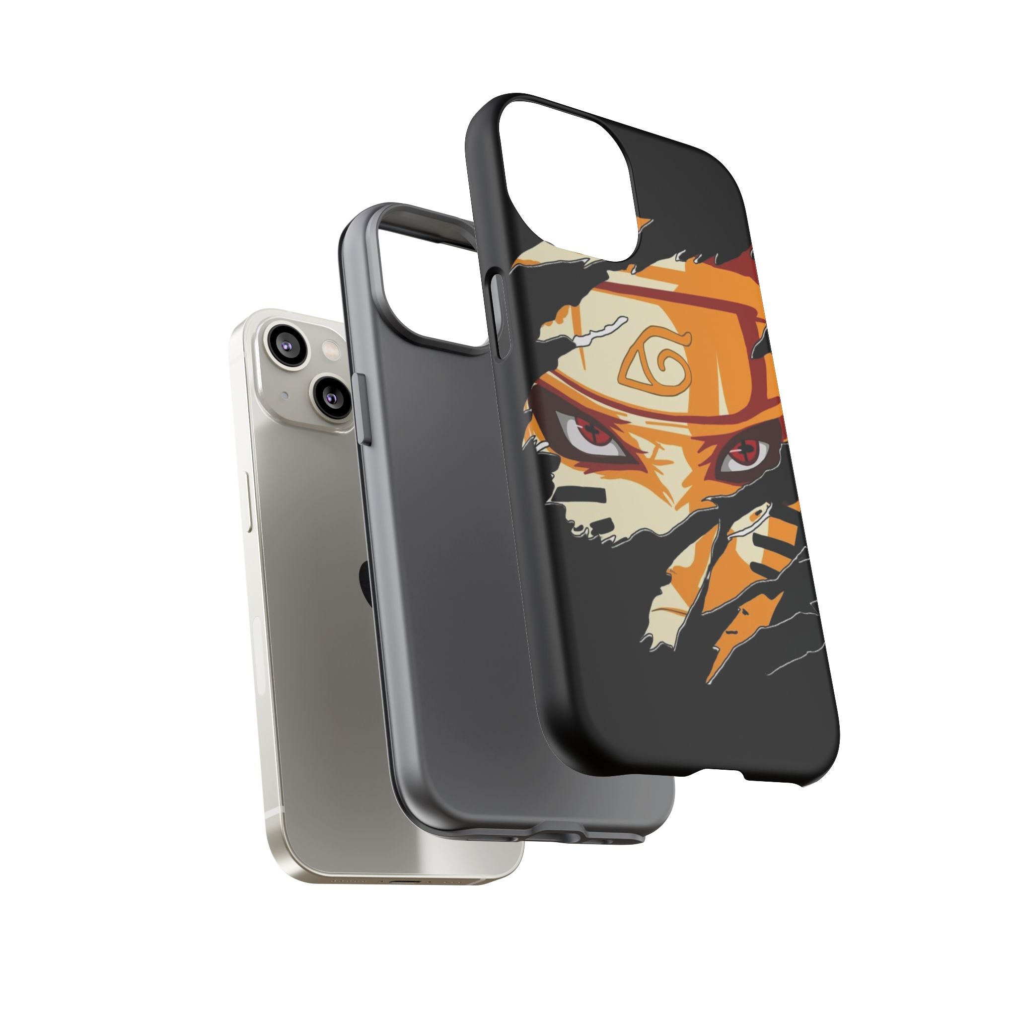 Anime Ninja Phone Case — Intense Shredded Mask Design (Tough Cases)