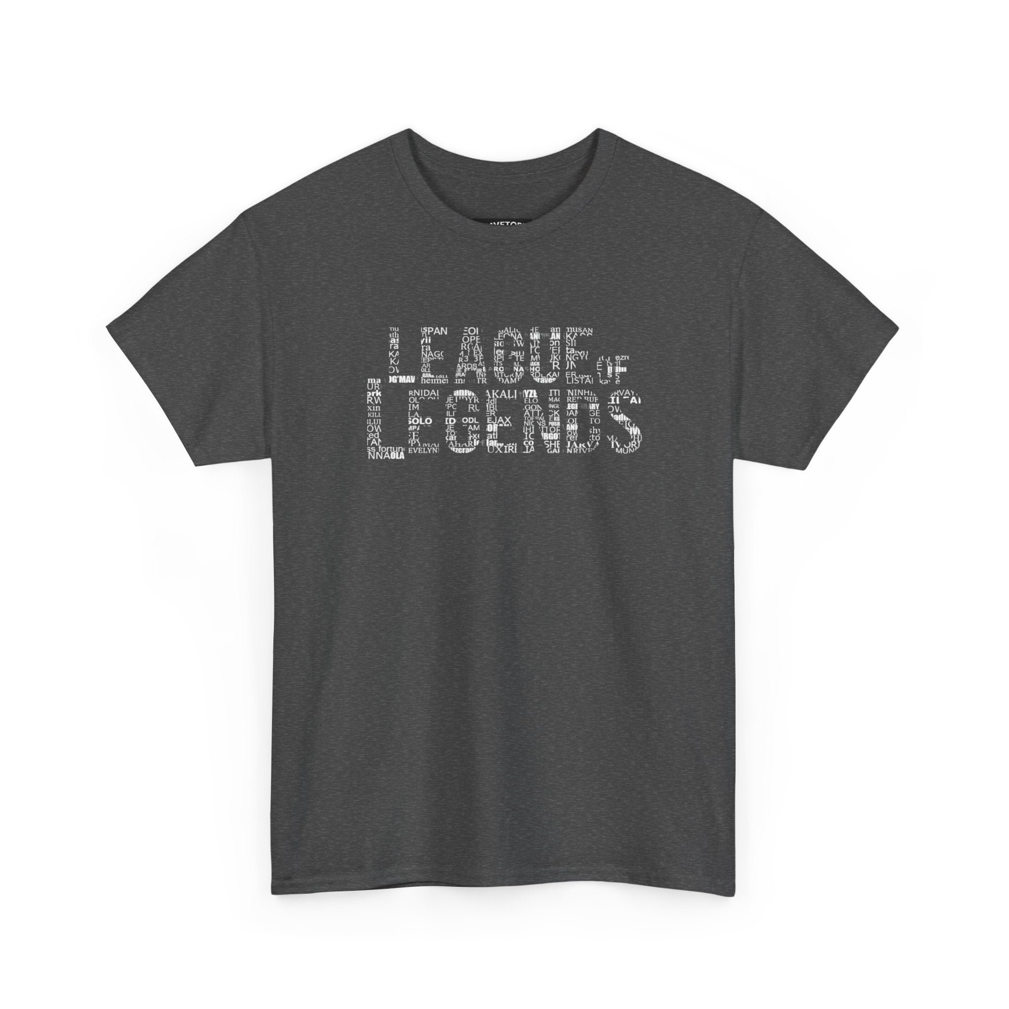 League of Legends Graphic Tee — Distressed Logo Gamer T-Shirt - ALL Champion's names