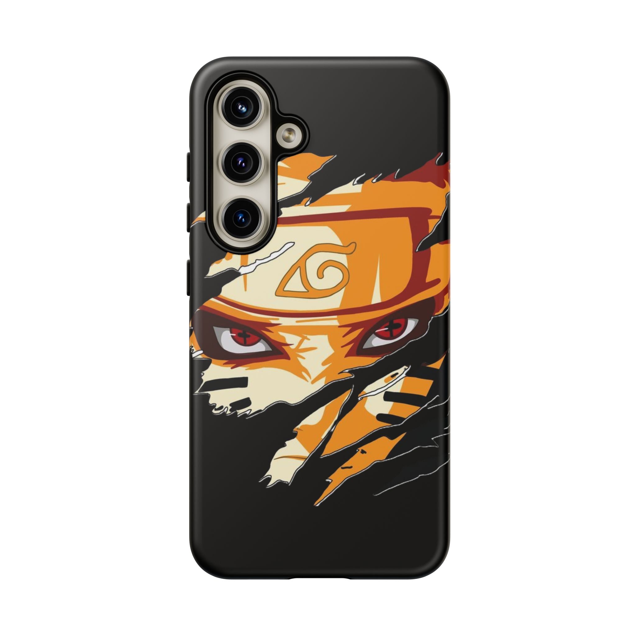 Anime Ninja Phone Case — Intense Shredded Mask Design (Tough Cases)