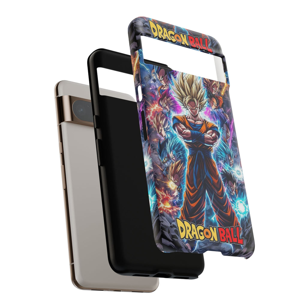 Dragon Ball Super Saiyan Phone Case — Goku Anime Tough Case