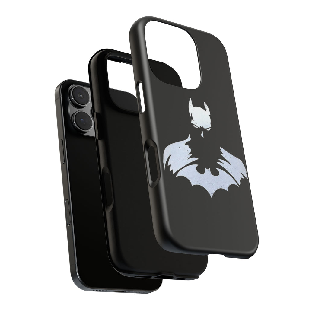 Batman Silhouette Tough Phone Case — Dark Knight Black Protective Cover