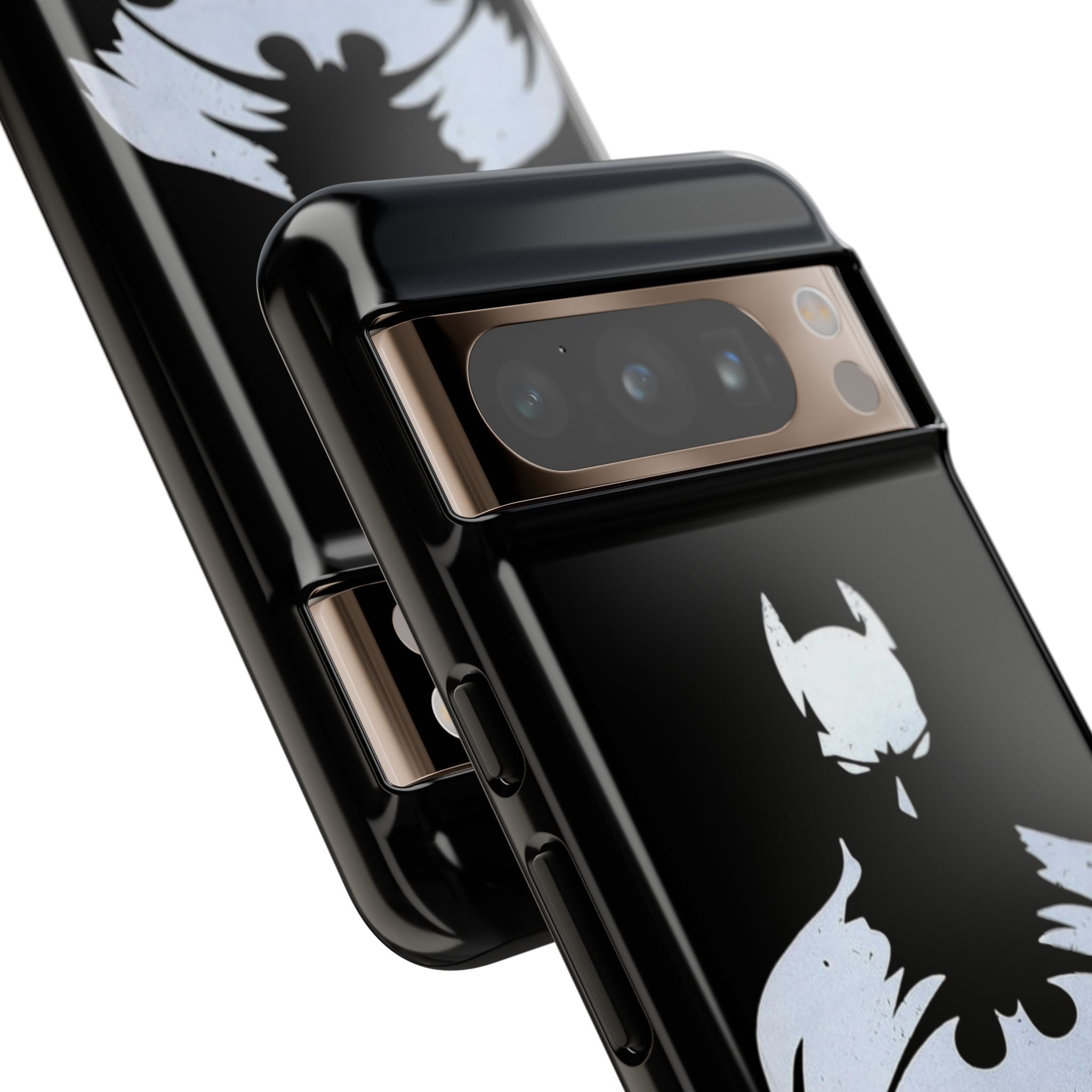 Batman Silhouette Tough Phone Case — Dark Knight Black Protective Cover