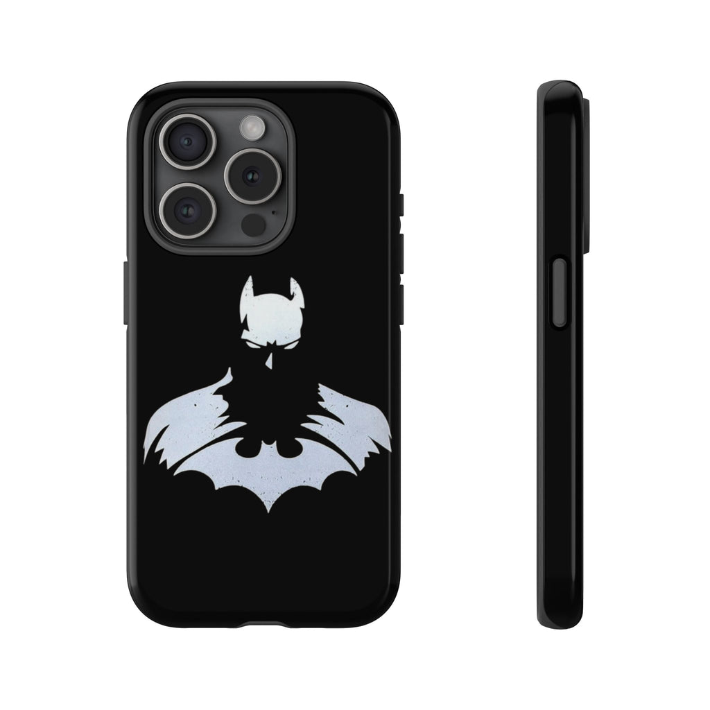 Batman Silhouette Tough Phone Case — Dark Knight Black Protective Cover