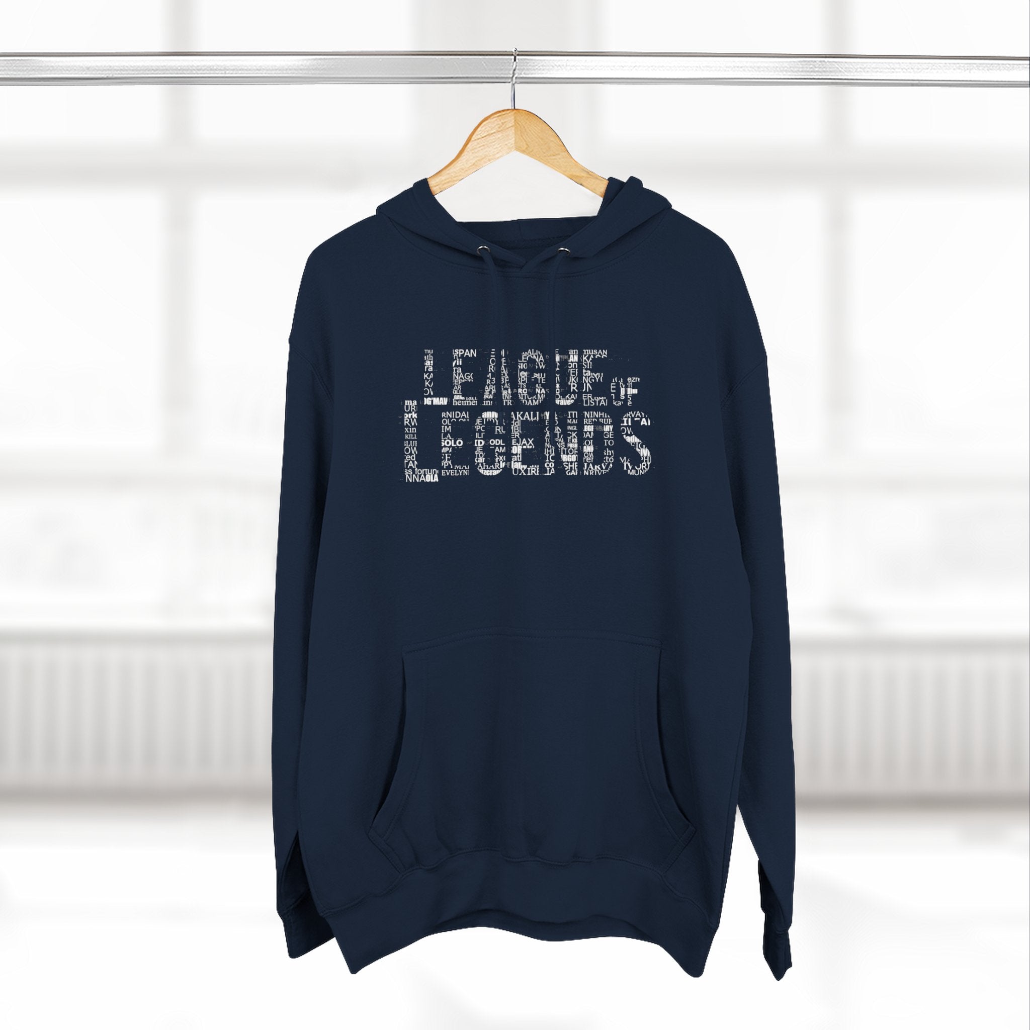 League of Legends Distressed Logo Hoodie - All Champion's names