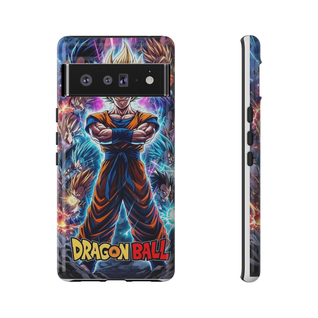 Dragon Ball Super Saiyan Phone Case — Goku Anime Tough Case
