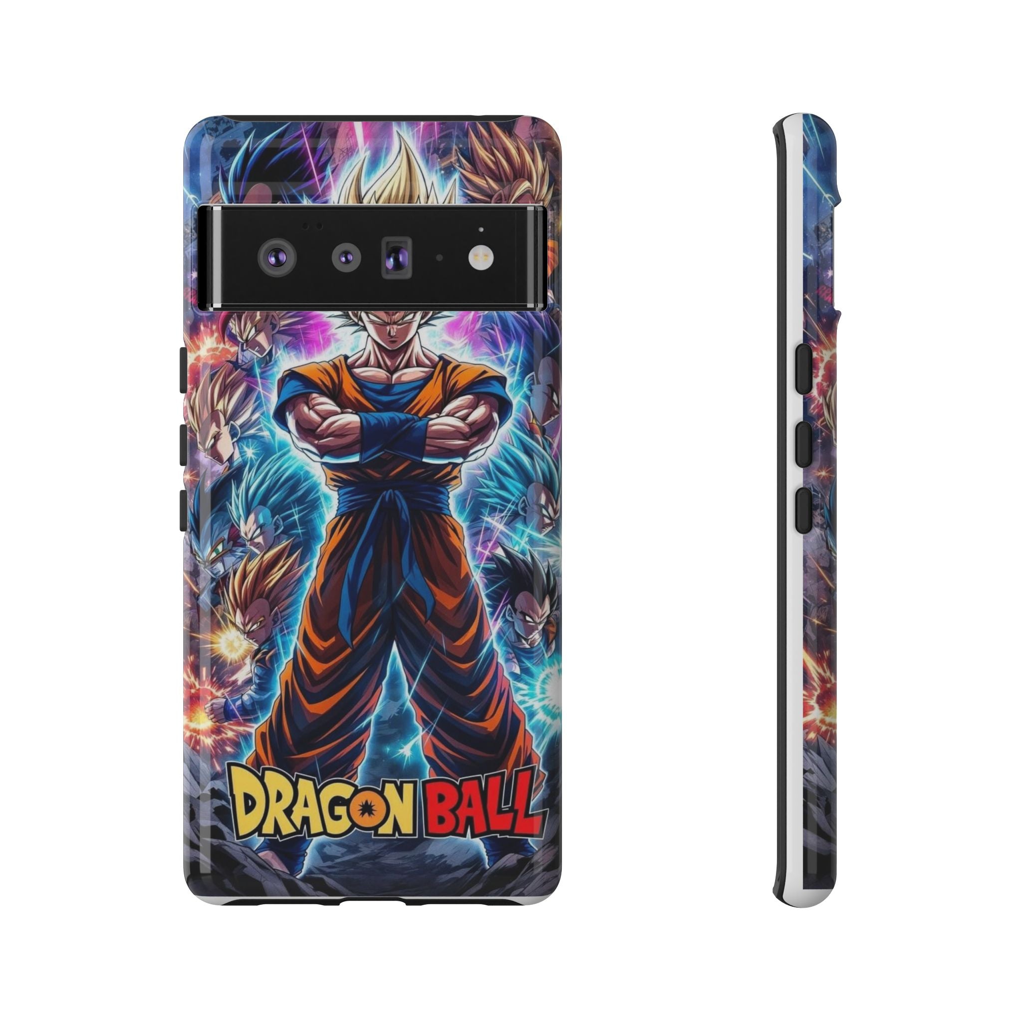 Dragon Ball Super Saiyan Phone Case — Goku Anime Tough Case