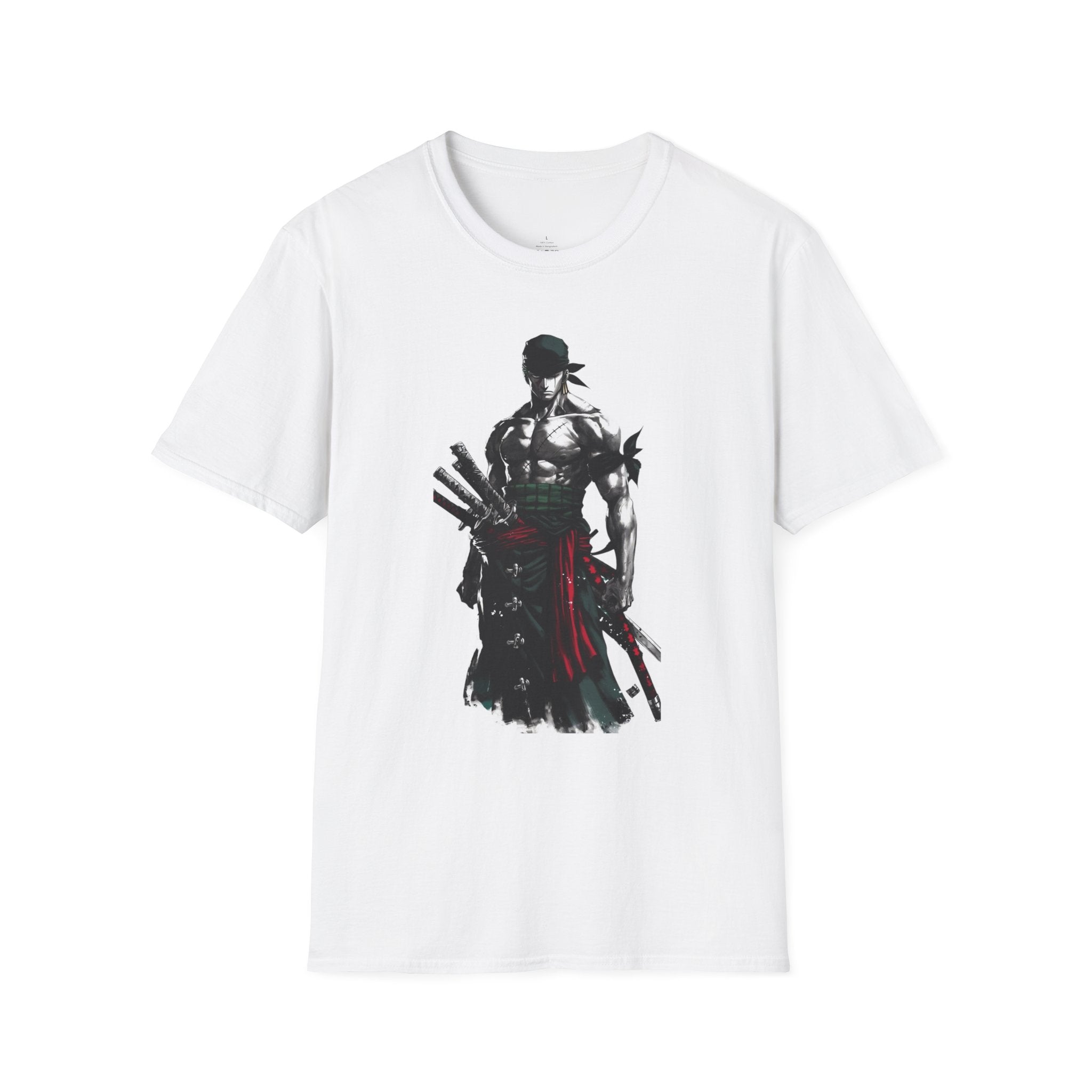 One Piece Zoro  Graffiti Portrait T-Shirt |  Street Art Style