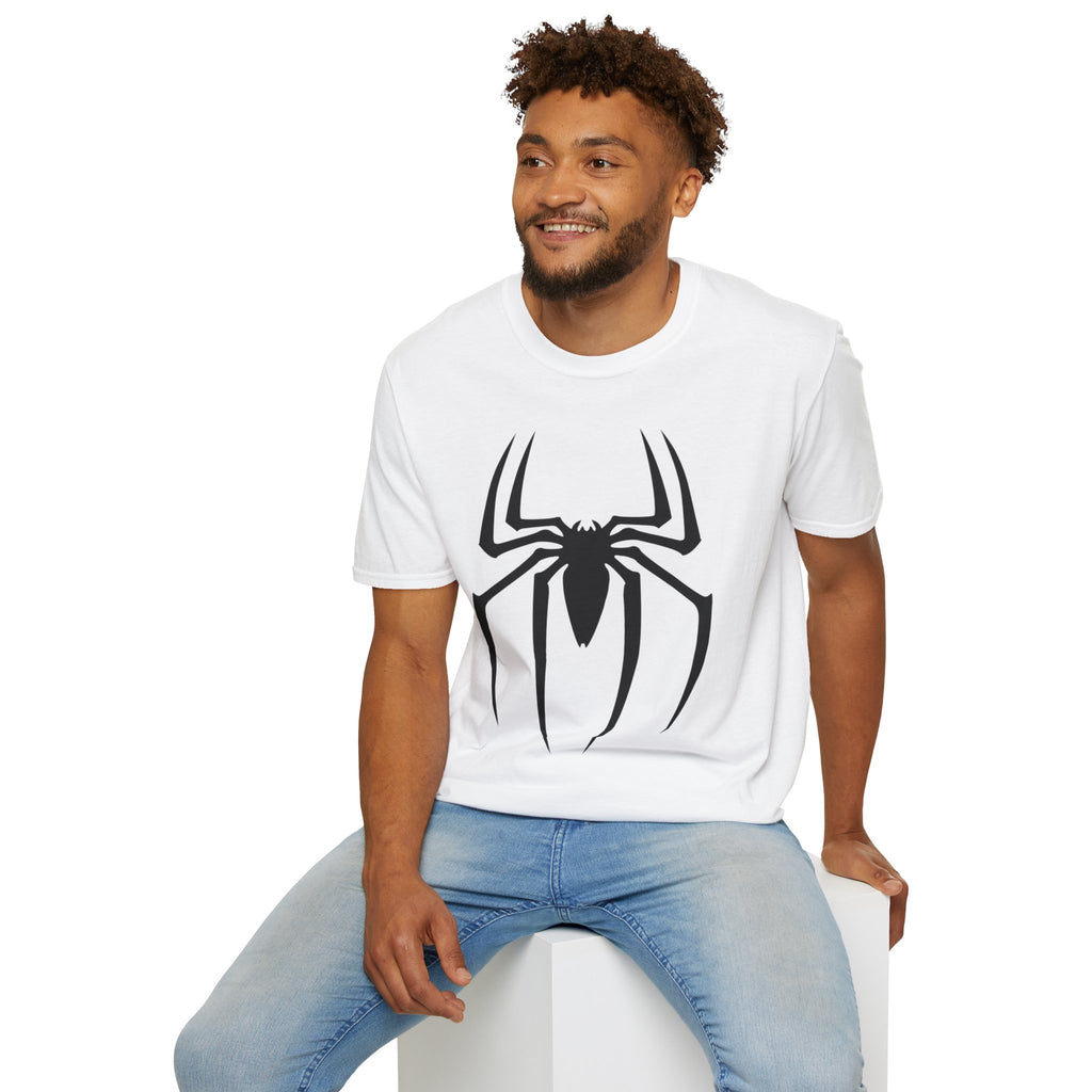 Black Spiderman Emblem T-Shirt | Spider Logo Tee