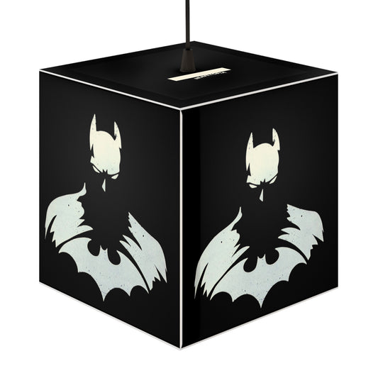 Batman Silhouette Light Cube Lamp – LED Night Light for Kids & Fans