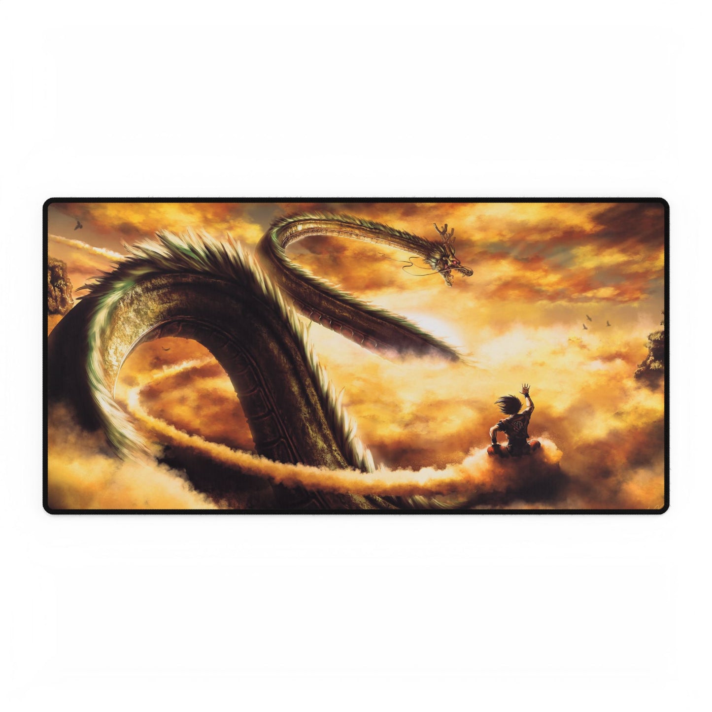 Dragonball Goku Desk Mat – Fantasy Gaming Keyboard Mouse Pad