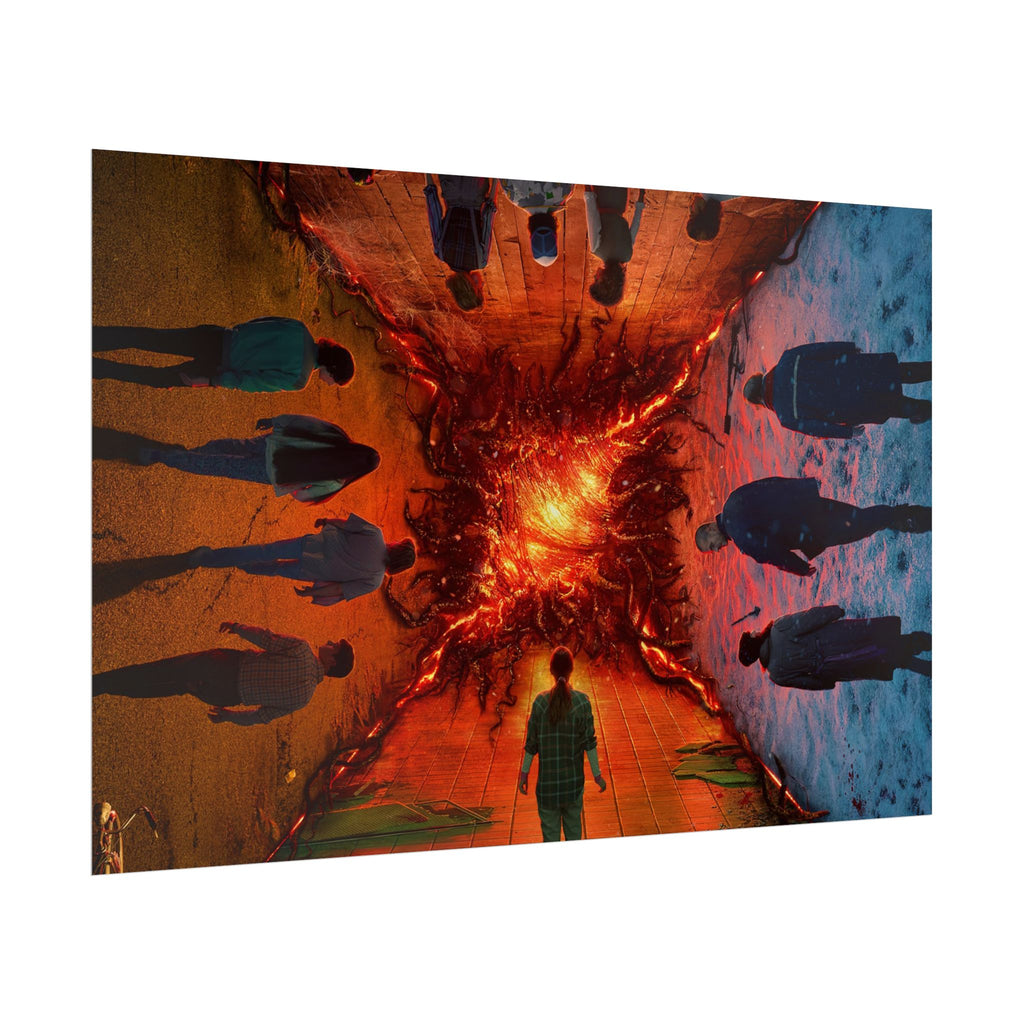 Stranger Things Upside-Down Portal Art Print