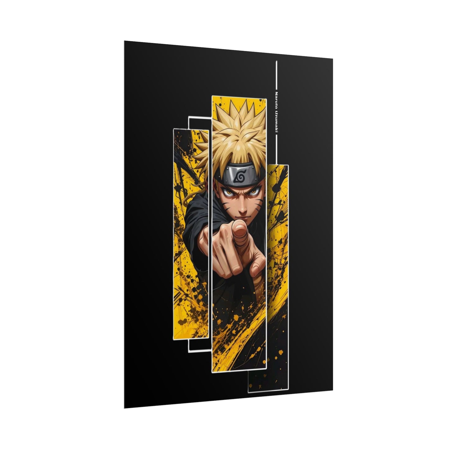 Naruto Art-Poster – Dynamischer Anime-Wanddruck (Gerollter Poster)