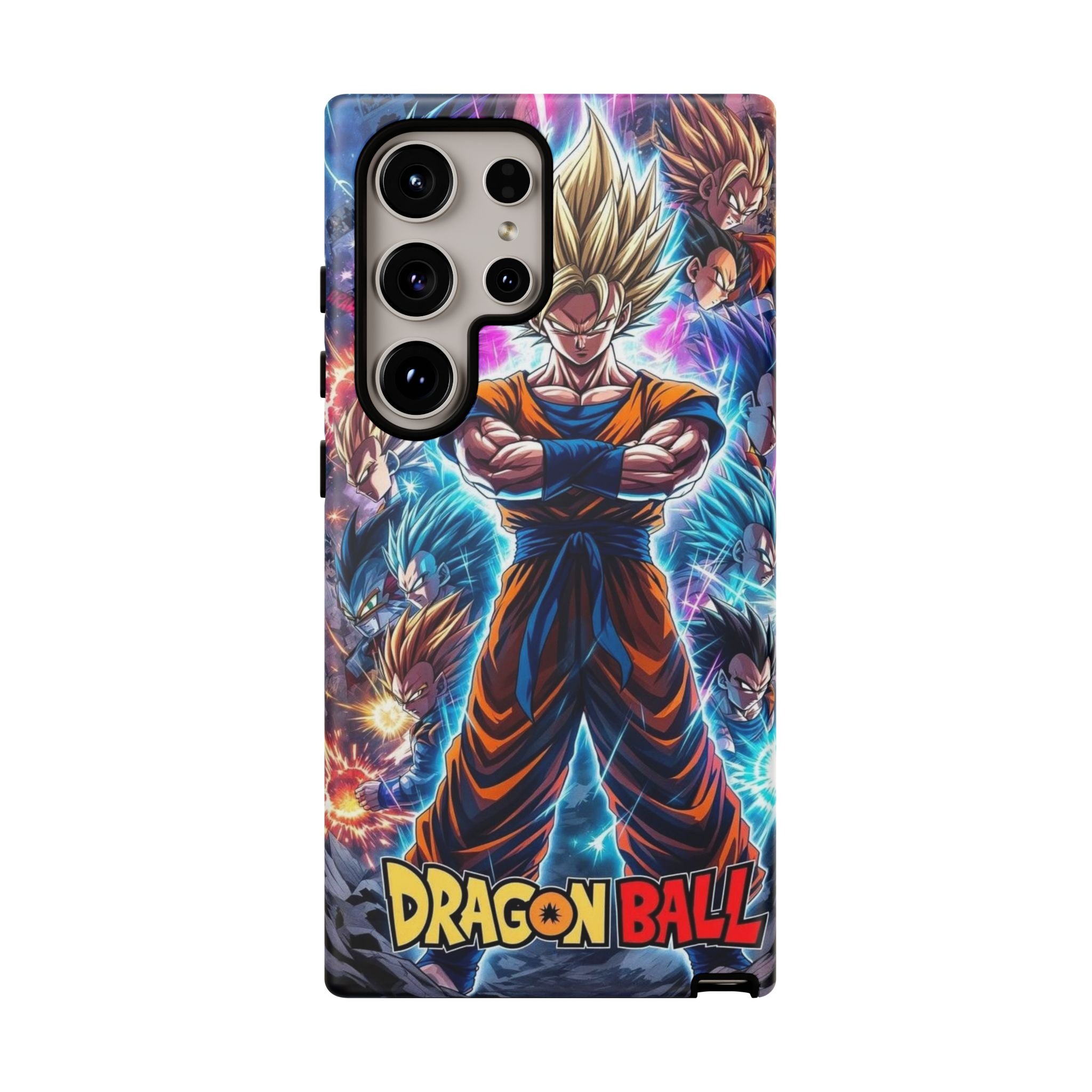 Dragon Ball Super Saiyan Phone Case — Goku Anime Tough Case