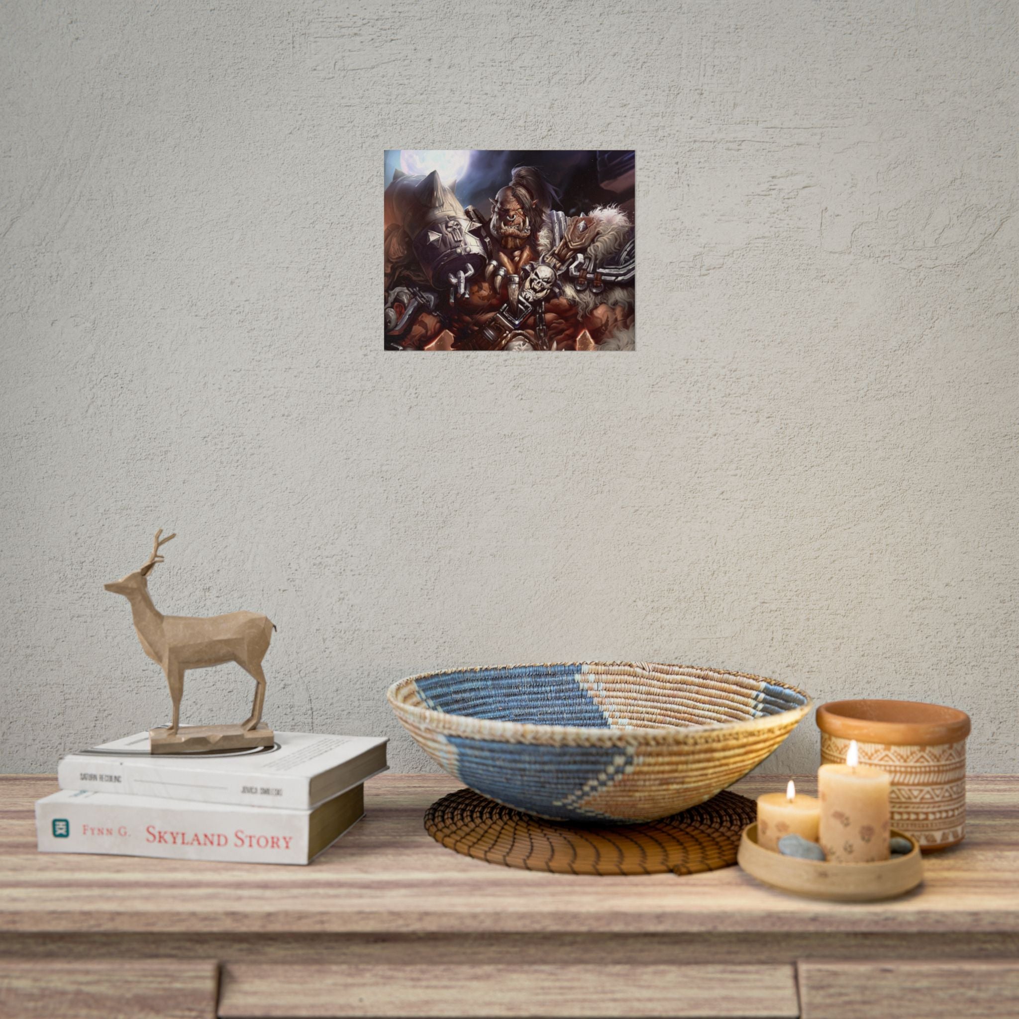 Garrosh Hellscream Fantasy Art Print - World of Warcraft