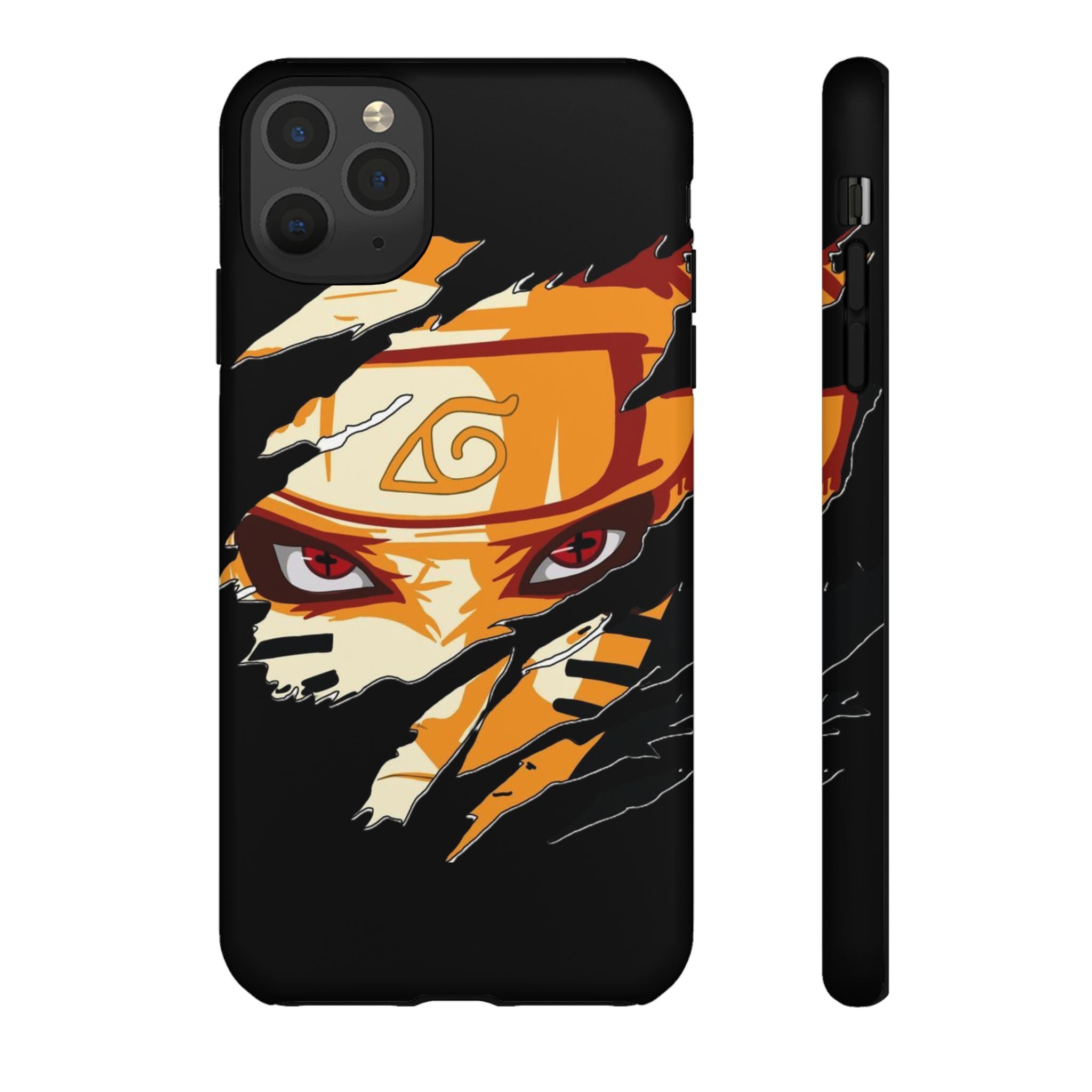 Anime Ninja Phone Case — Intense Shredded Mask Design (Tough Cases)