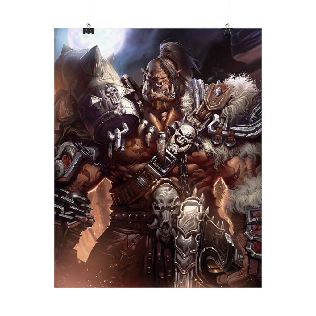 Garrosh Hellscream Fantasy Art Print - World of Warcraft