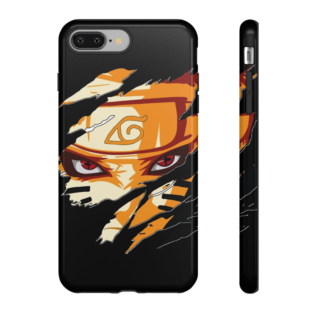 Anime Ninja Phone Case — Intense Shredded Mask Design (Tough Cases)